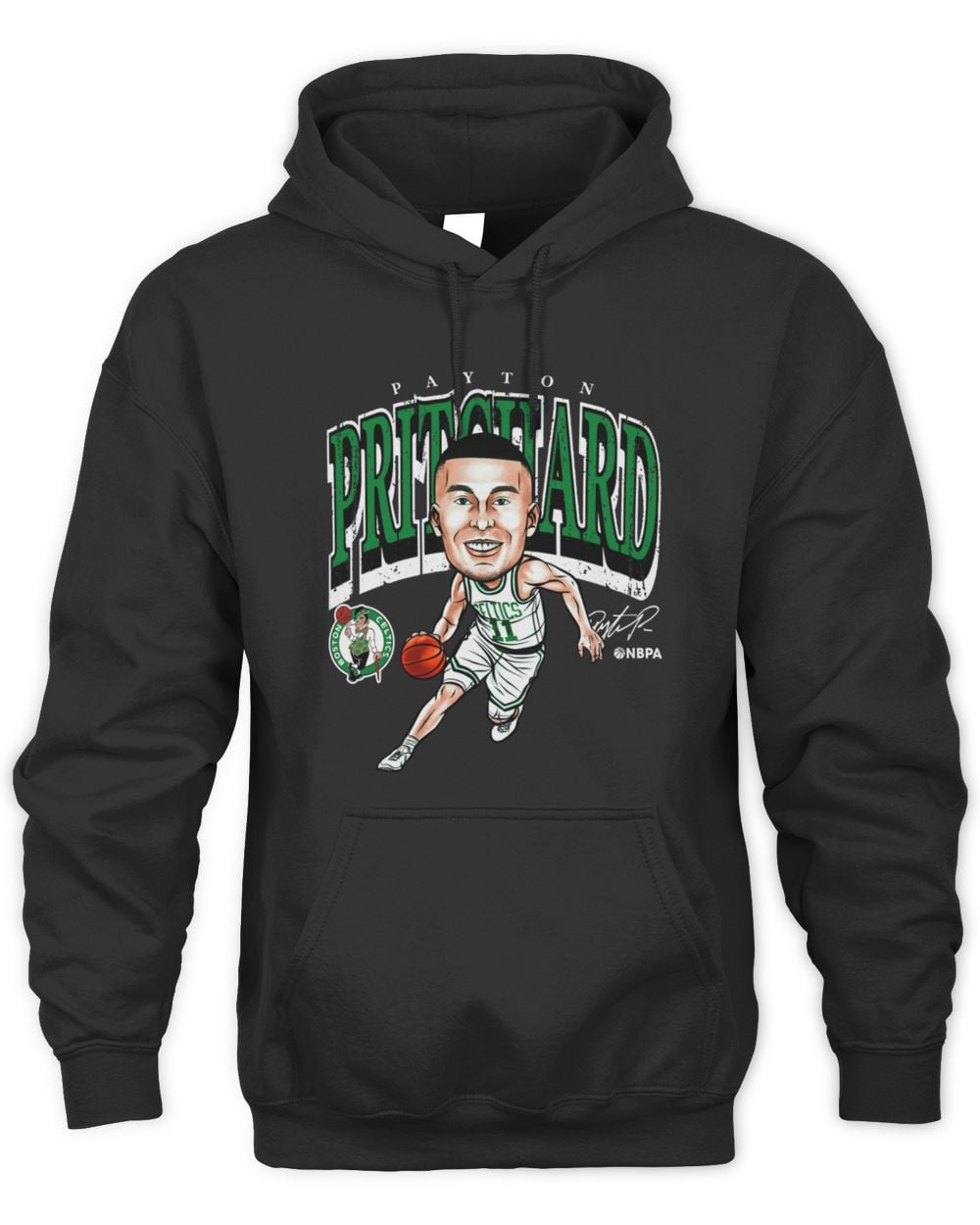 Payton Pritchard Boston Celtics Cartoon Hoodie Sweatshirt