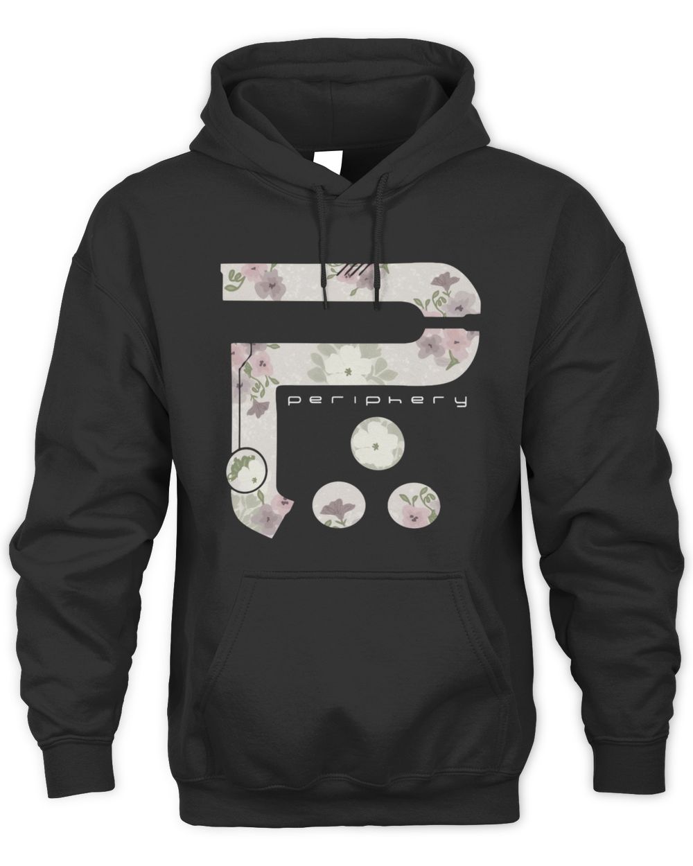 Periphery Official Merch Floral P Logo Hoodie
