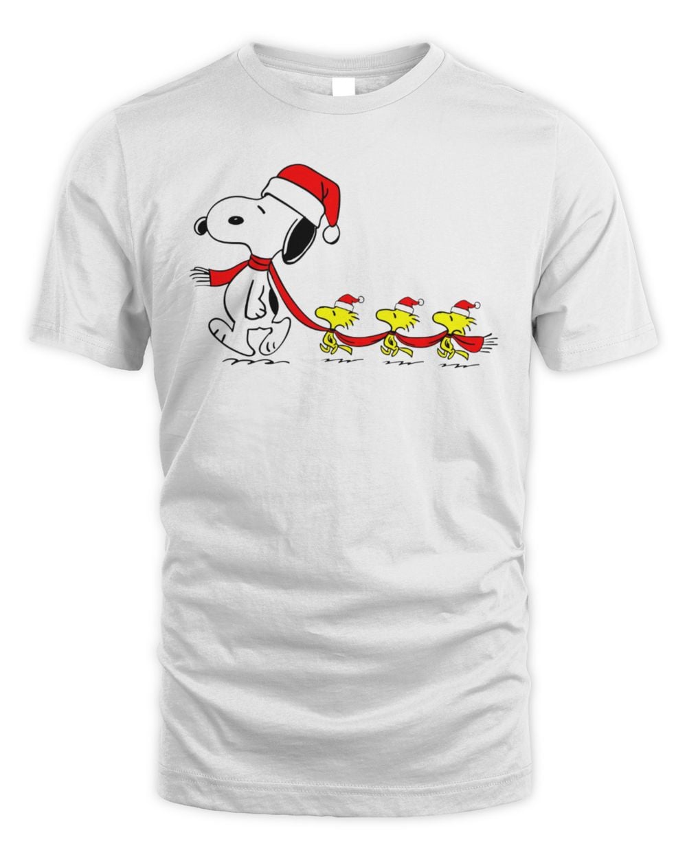 Santa Snoopy With 3 Woodstock Christmas Shirt