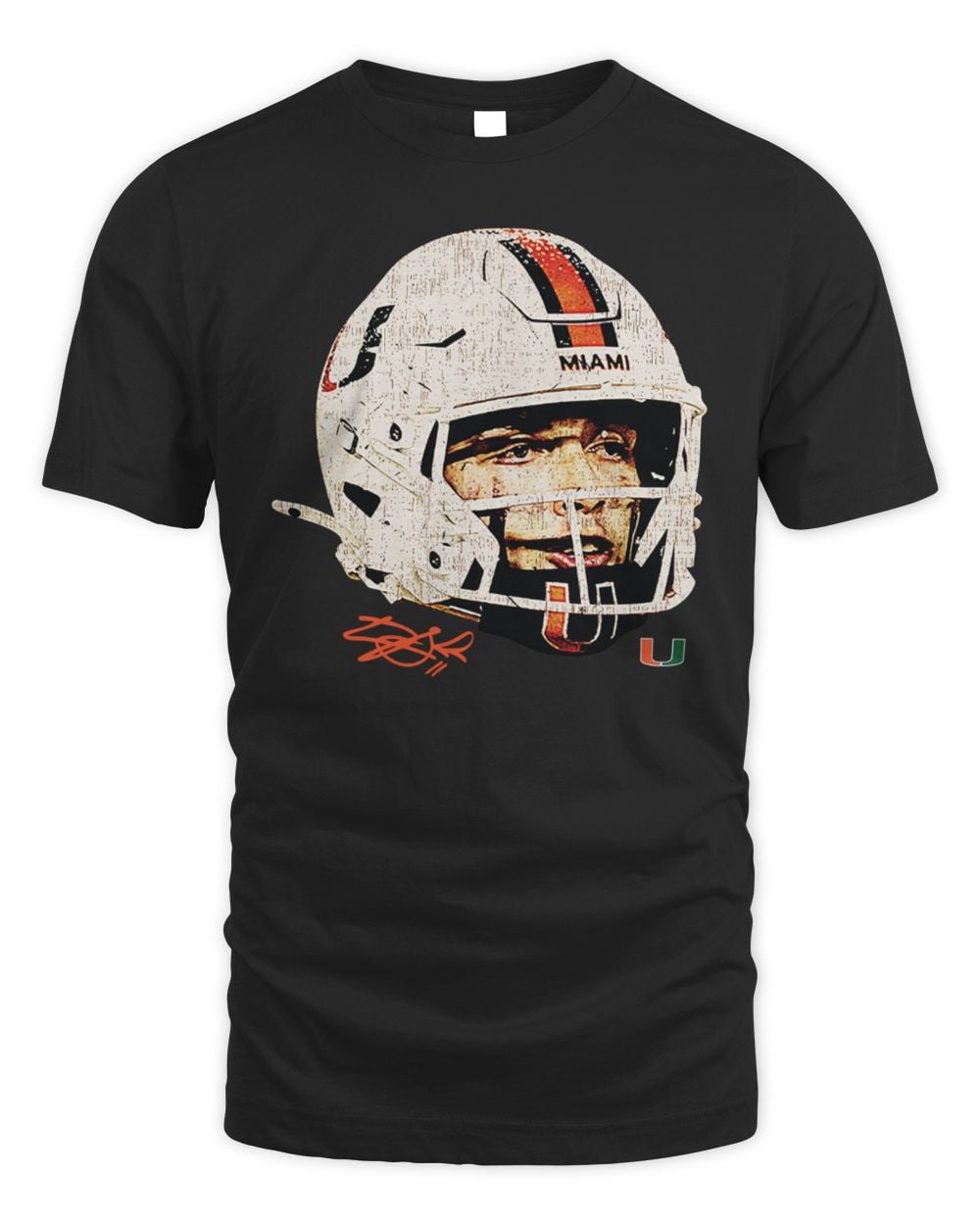 Carson Beck Miami Hurricanes Unisex Game Face NIL T-Shirt