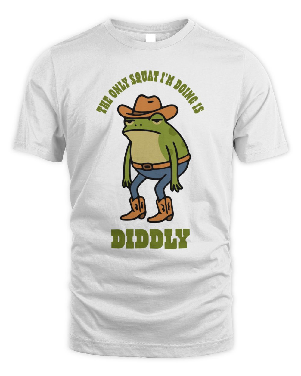 Diddly Squat Frog T-Shirt White