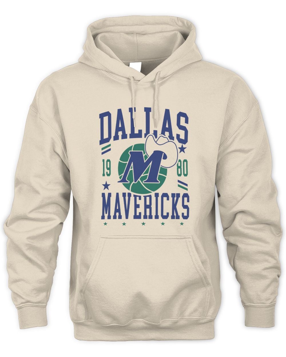 Dallas Mavericks 1980-2000 Hardwood Classics Chrome White Hoodie Sweatshirt