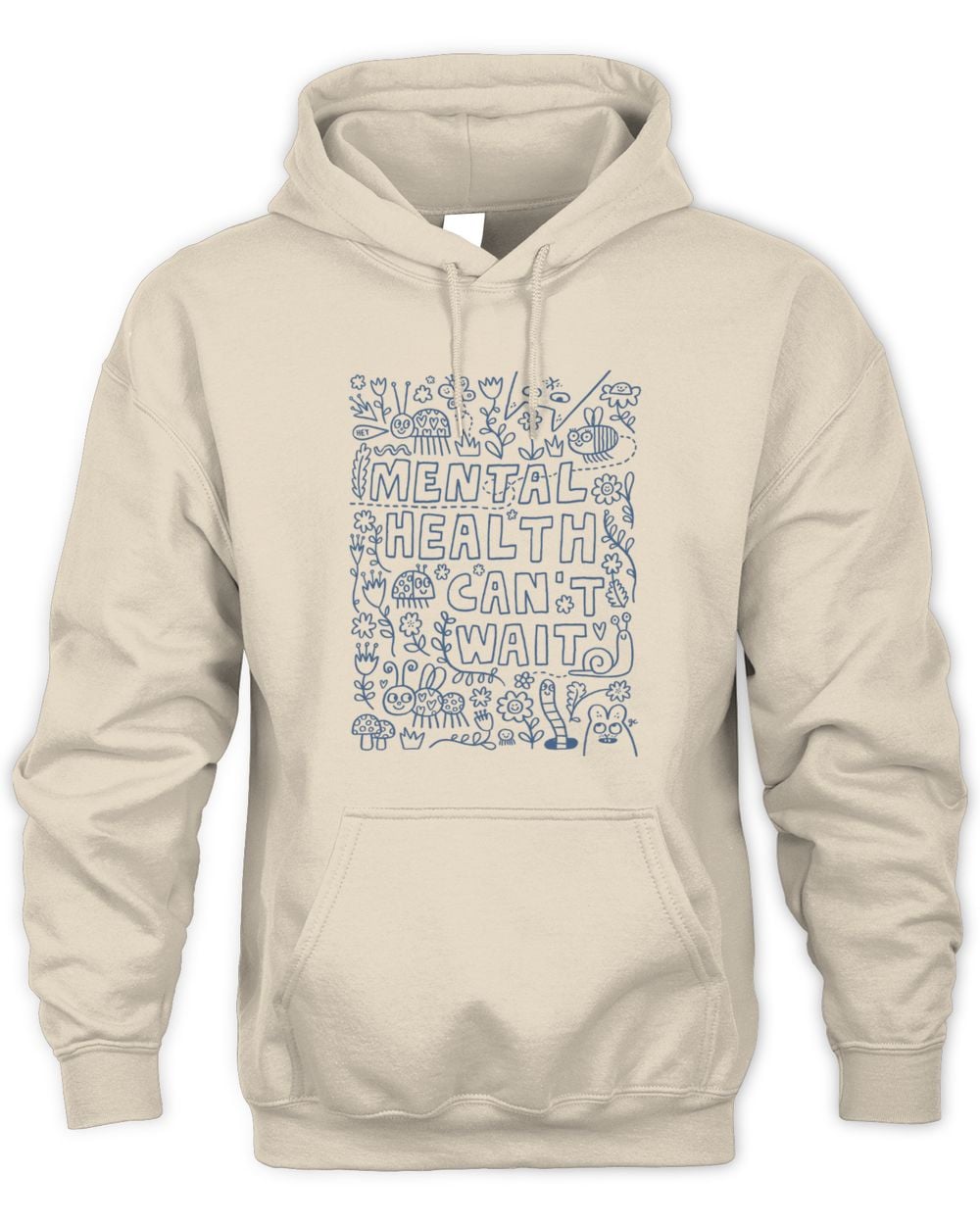 Mental Health America Apparel Mental Health Can’t Wait Hoodie Sweatshirt