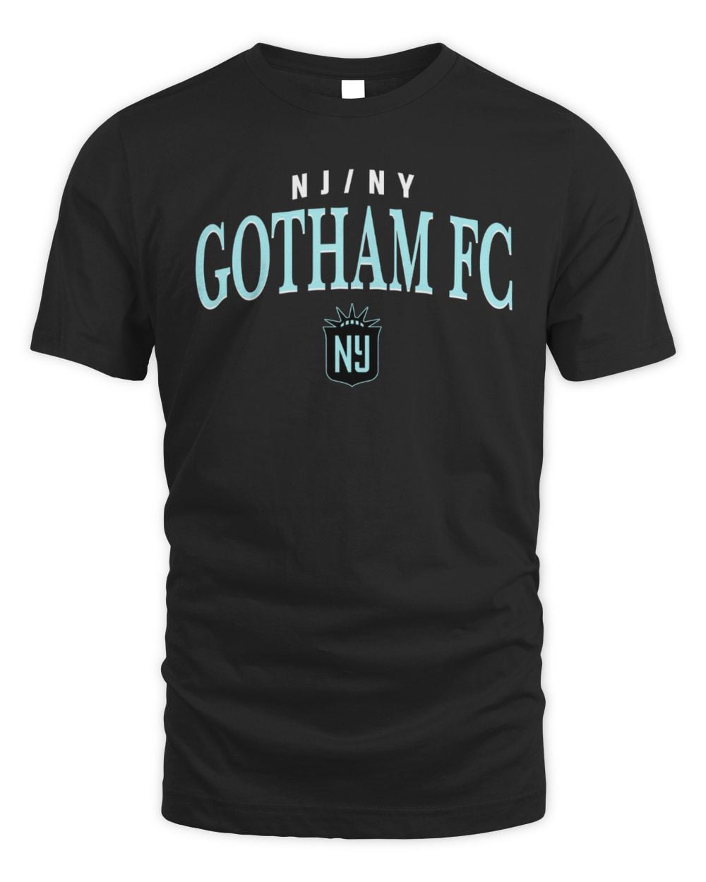 Men's 500 Level Black NJ/NY Gotham FC Team Arch Name Graphic T-Shirt