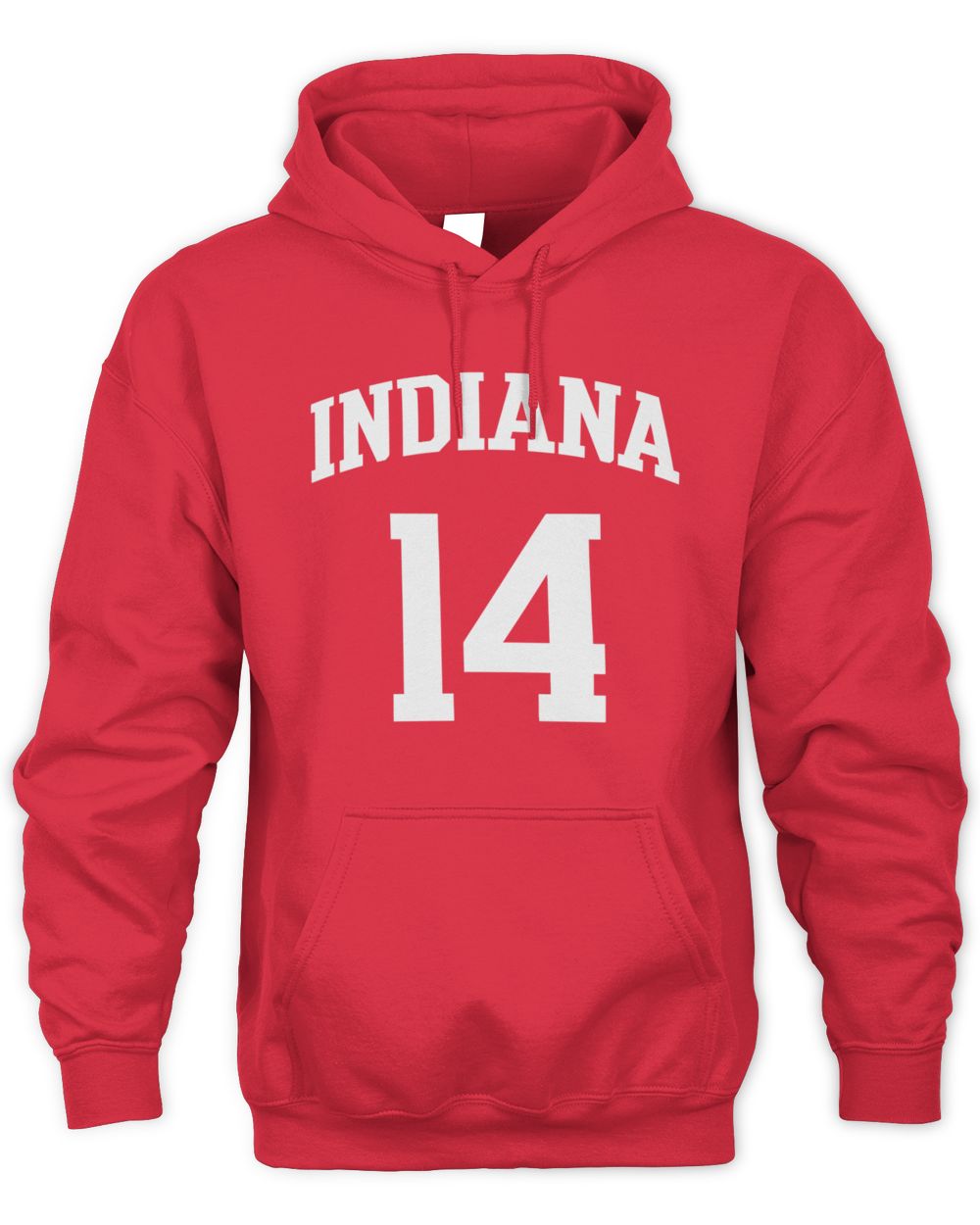 Indiana Hoosiers #14 Jordan Rayford Men's Basketball Hoodie Red
