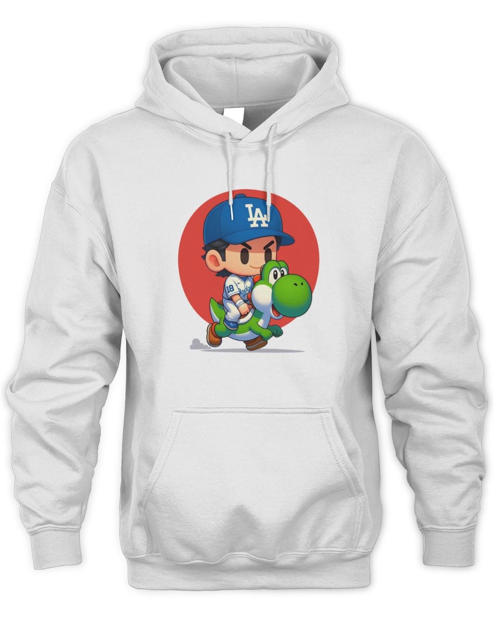 Doyers Dave Yoshi LA Dodgers Cartoon Hoodie Sweatshirt