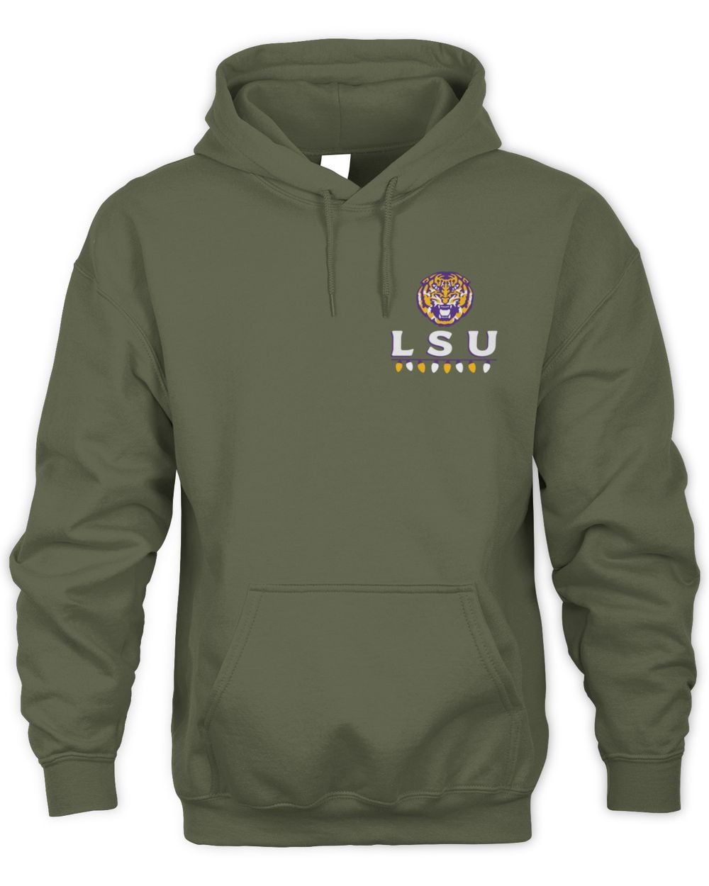 Men's LSU Tigers Merry Christmas Tree Hoodie Sweatshirt