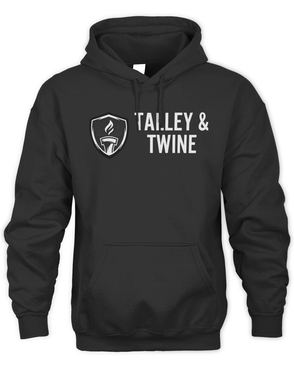 Talley And Twine Merch Talley And Twine Logo Hoodie Black