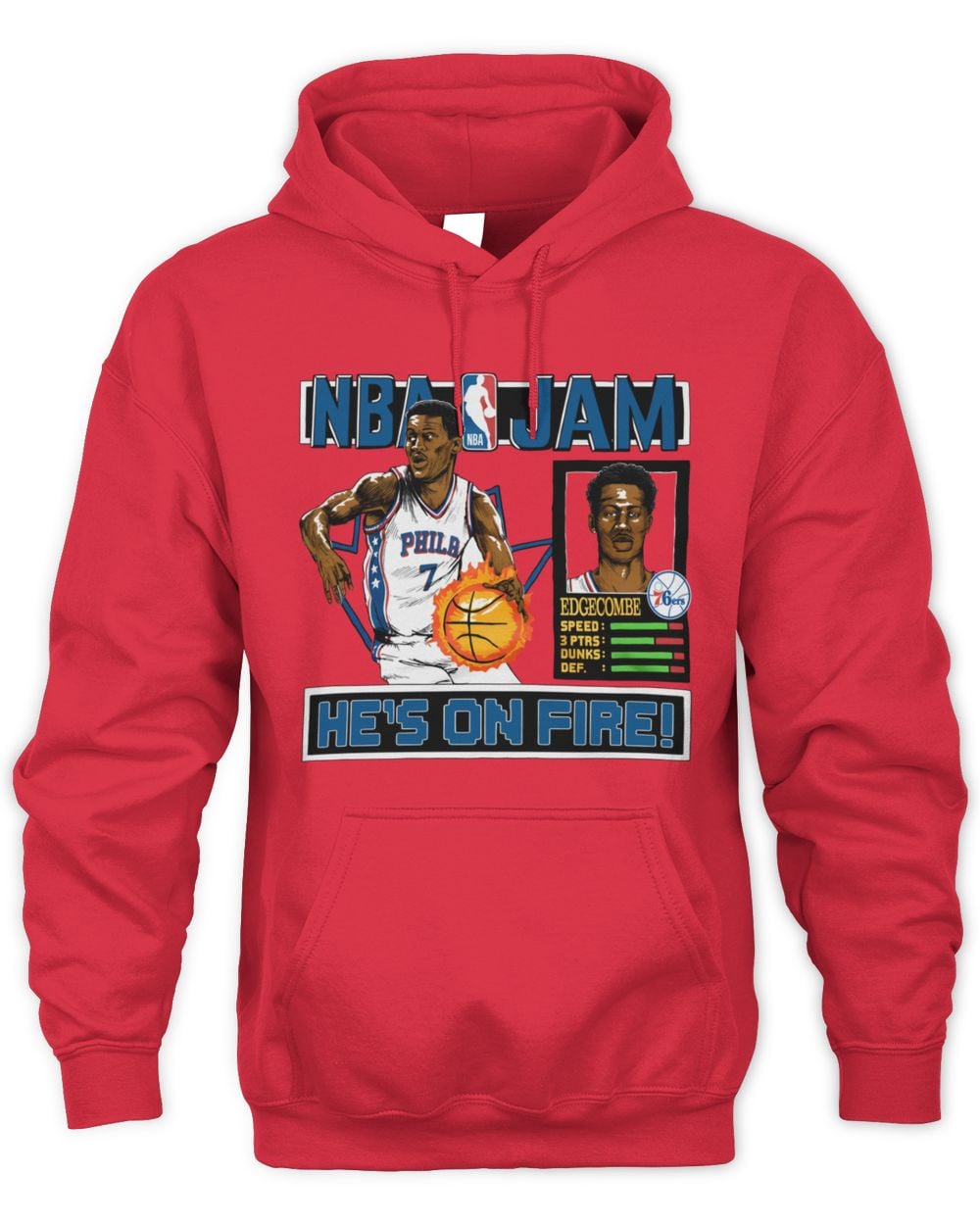 NBA Jam 76ers V.J. Edgecombe Hoodie Sweatshirt