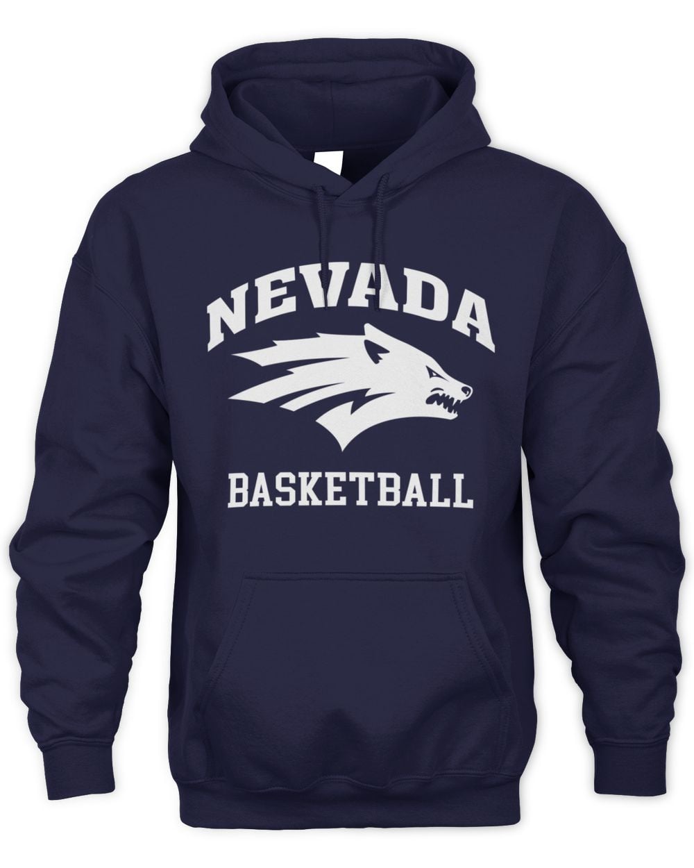 Myles Walker Nevada Men's Basketball Navy Staple Hoodie
