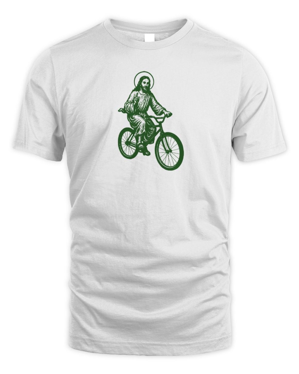 Christ On A Bike White T-Shirt