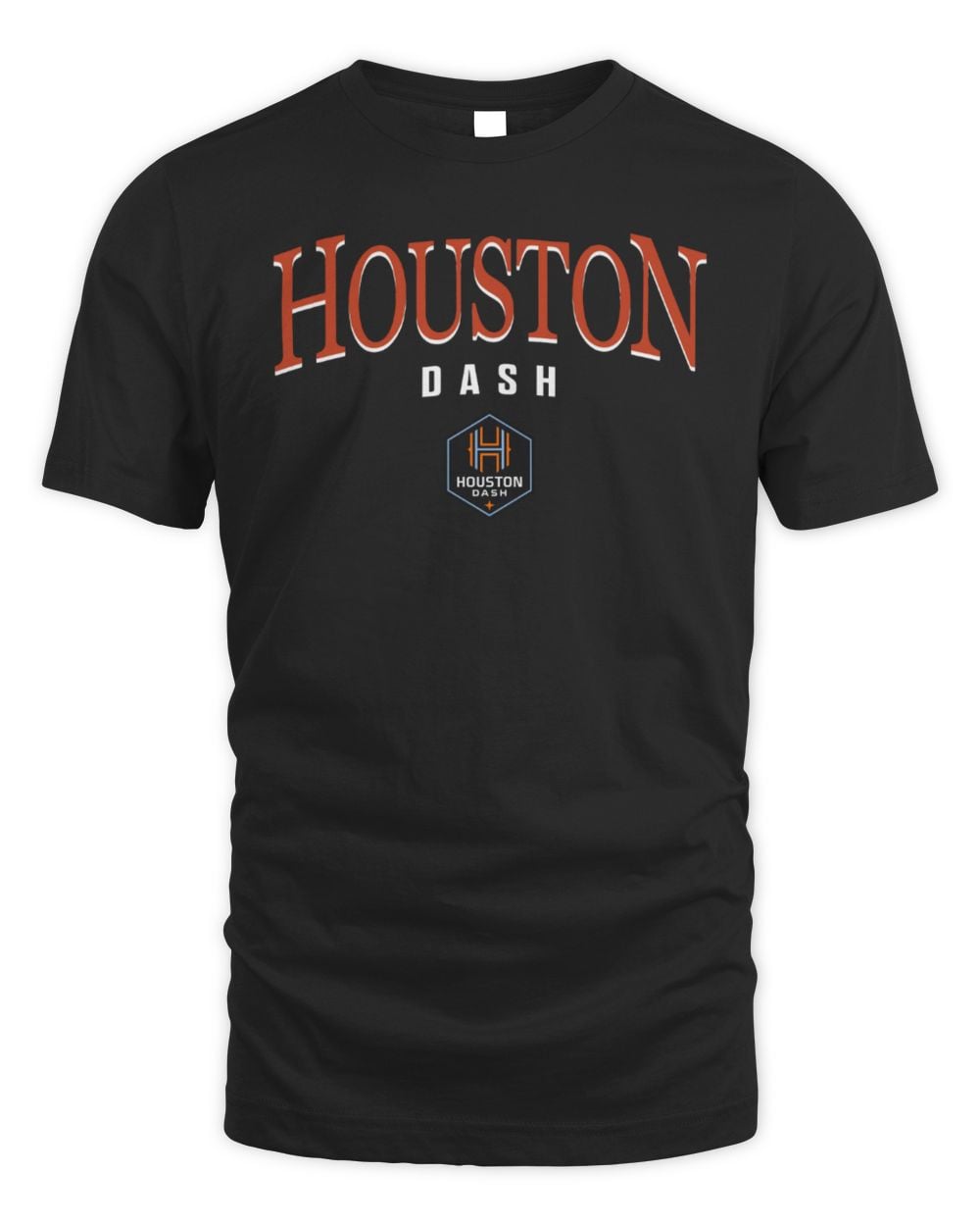 Men's 500 Level Black Houston Dash Team Arch Name Graphic T-Shirt