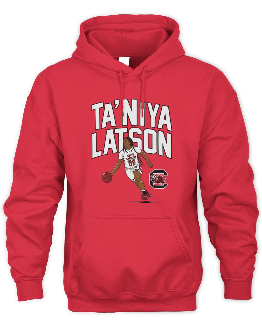 South Carolina Basketball Ta'Niya Latson Name Pose Hoodie Sweatshirt