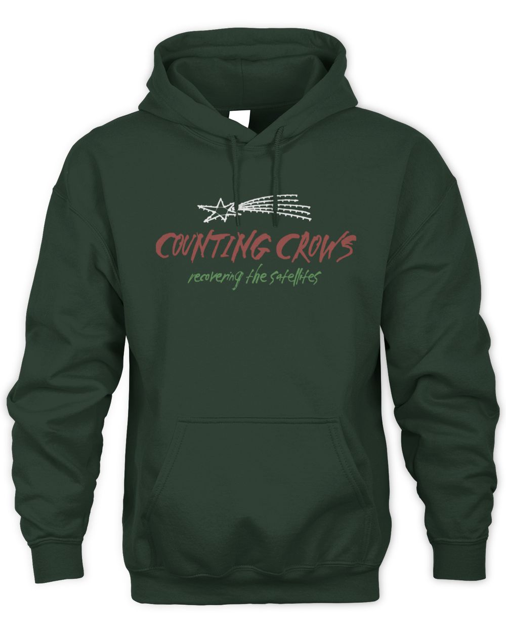Counting Crows Store Recovering The Satellites Hoodie Green