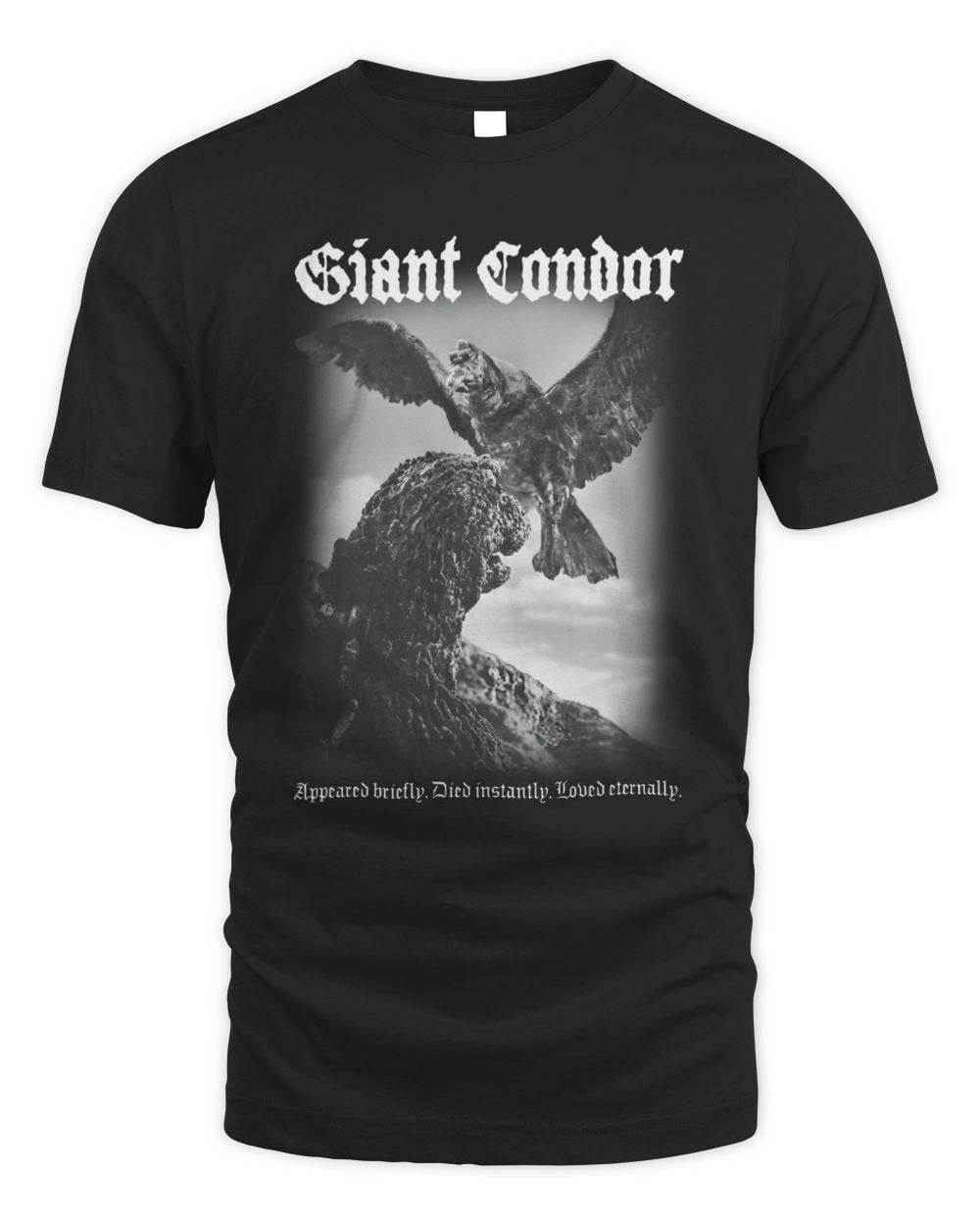Giant Condor Vintage Black T-Shirt
