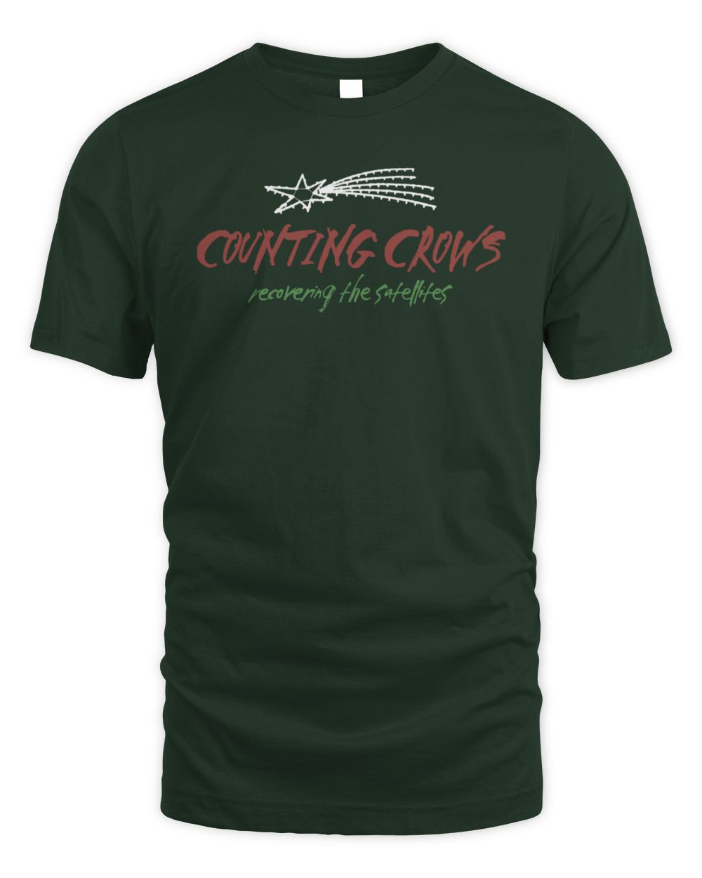 Counting Crows Store Recovering The Satellites Green T-Shirt