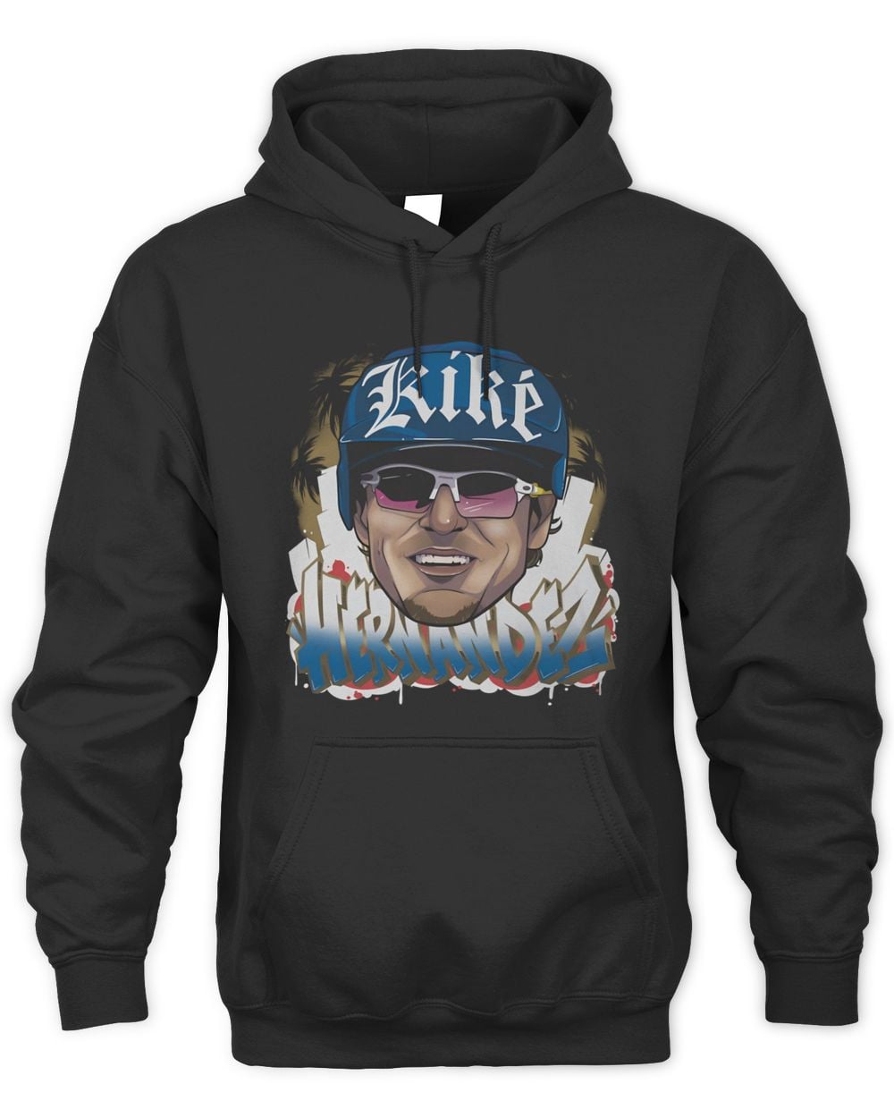 Enrique Hernandez Los Angeles D Graffiti Hoodie Sweatshirt