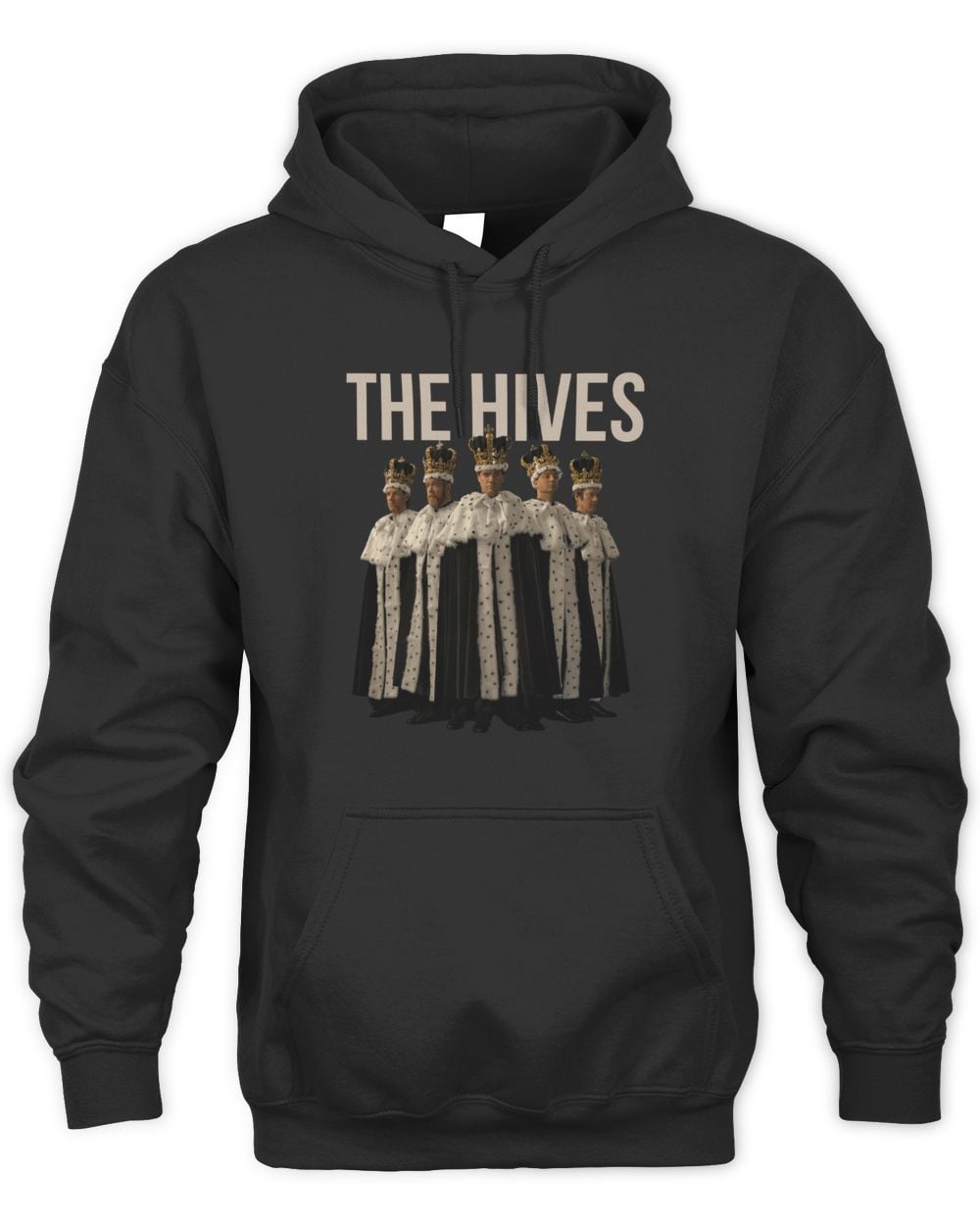 The Hives Forever, Forever The Hives Rasterized Black Hoodie Sweatshirt