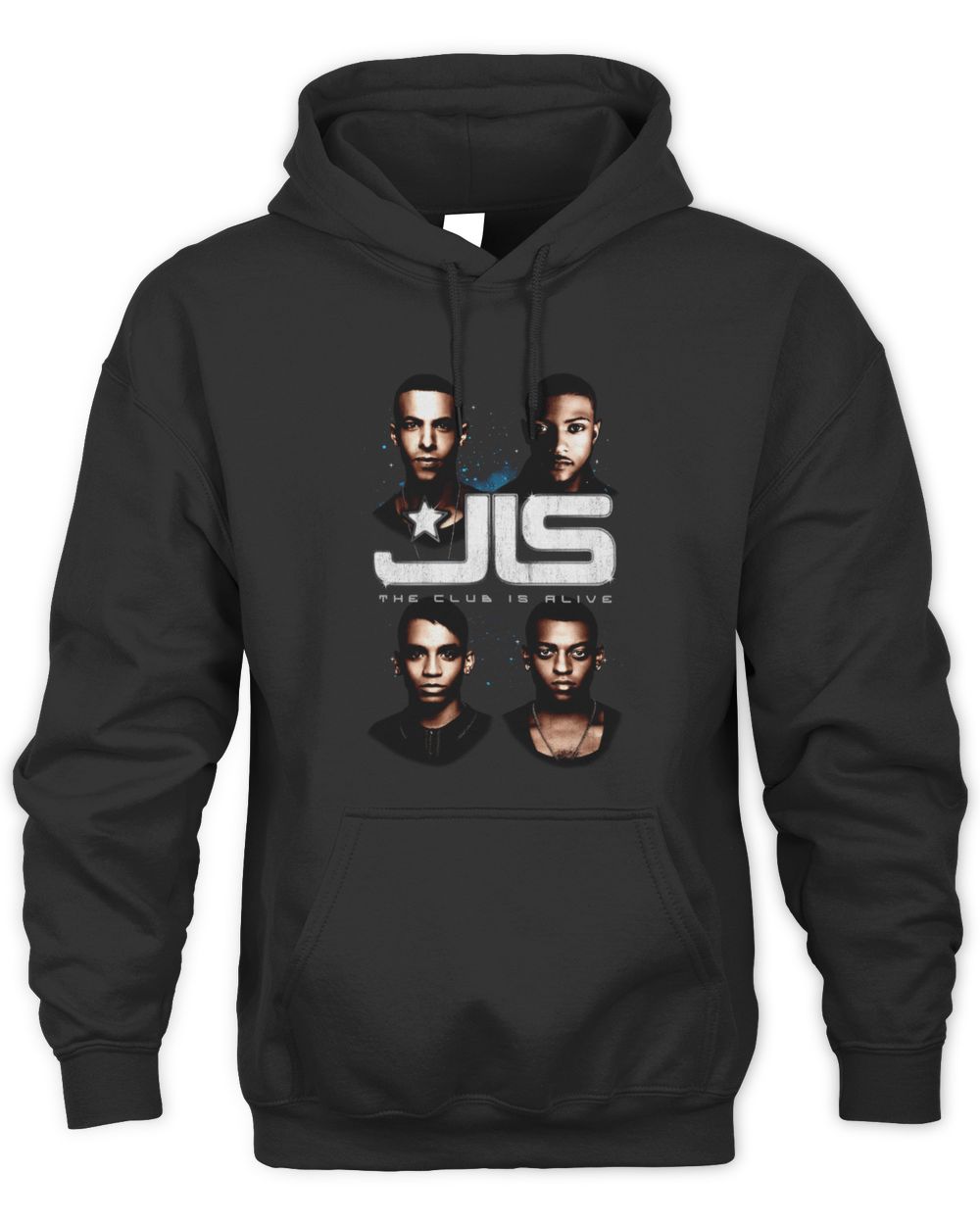 JLS The Club is Alive Faces Retro Hoodie Sweatshirt