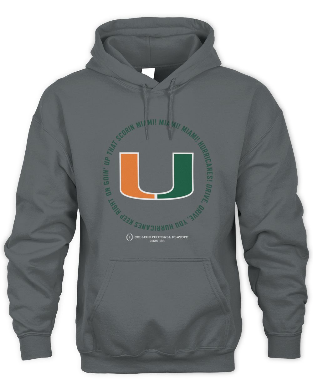 Miami Football 2025 CFP Fight Song Hoodie Sweatshirt