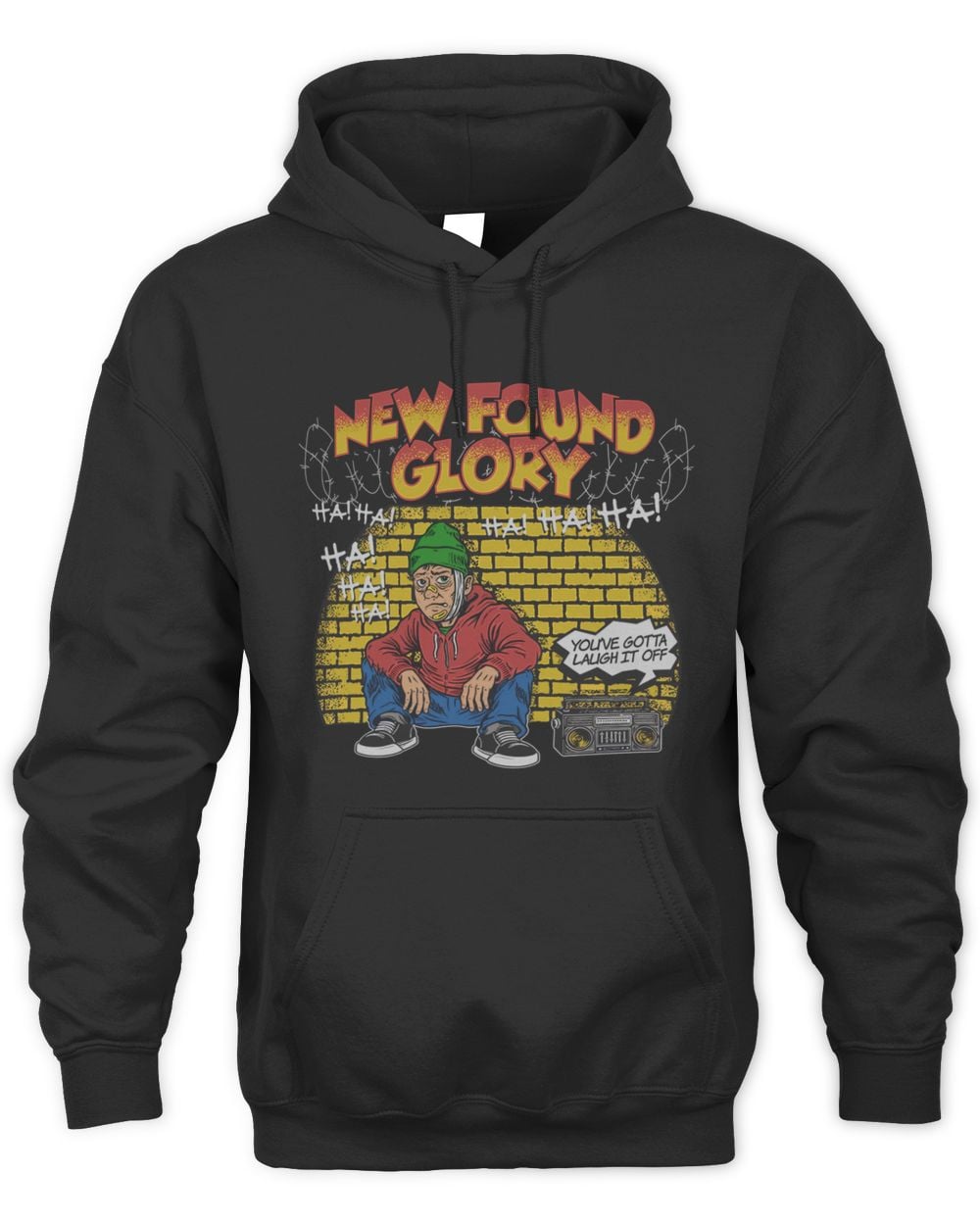 New Found Glory Laugh It Off Hoodie Sweatshirt