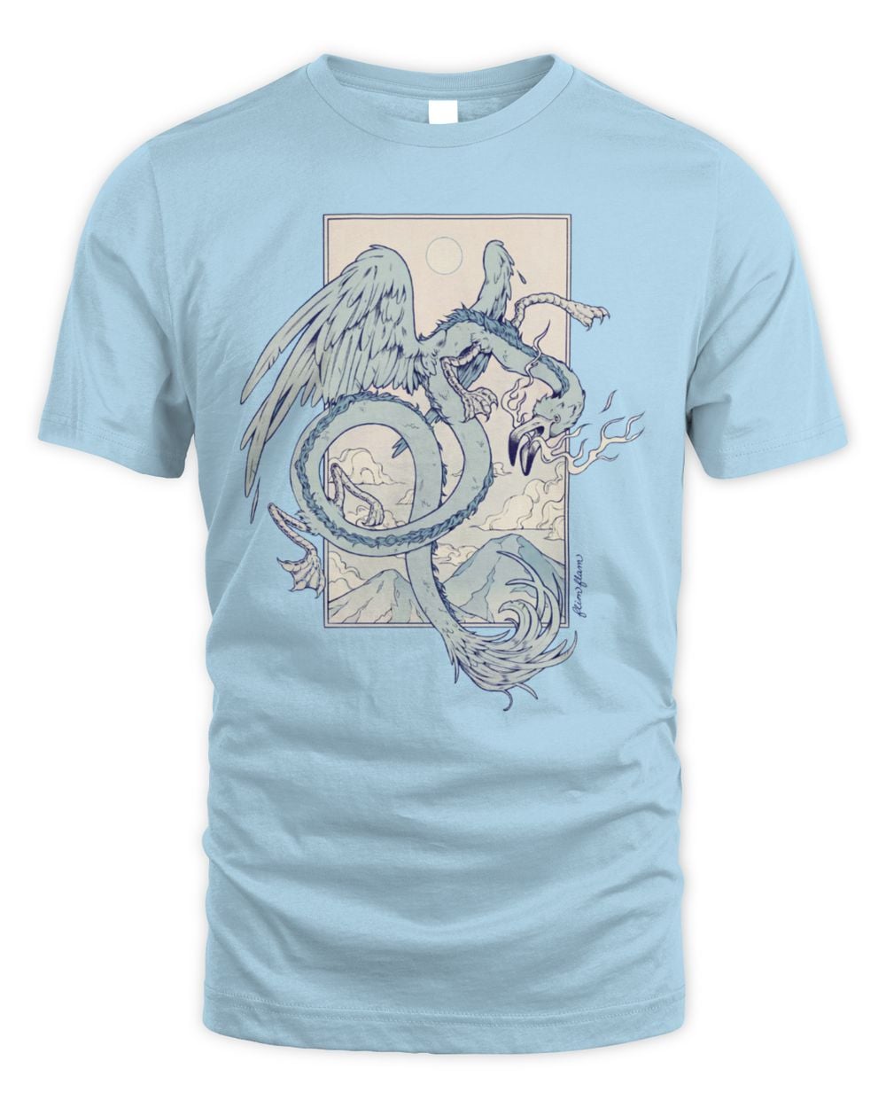 Flim Flam Shop Flamingo Dragon T-Shirt