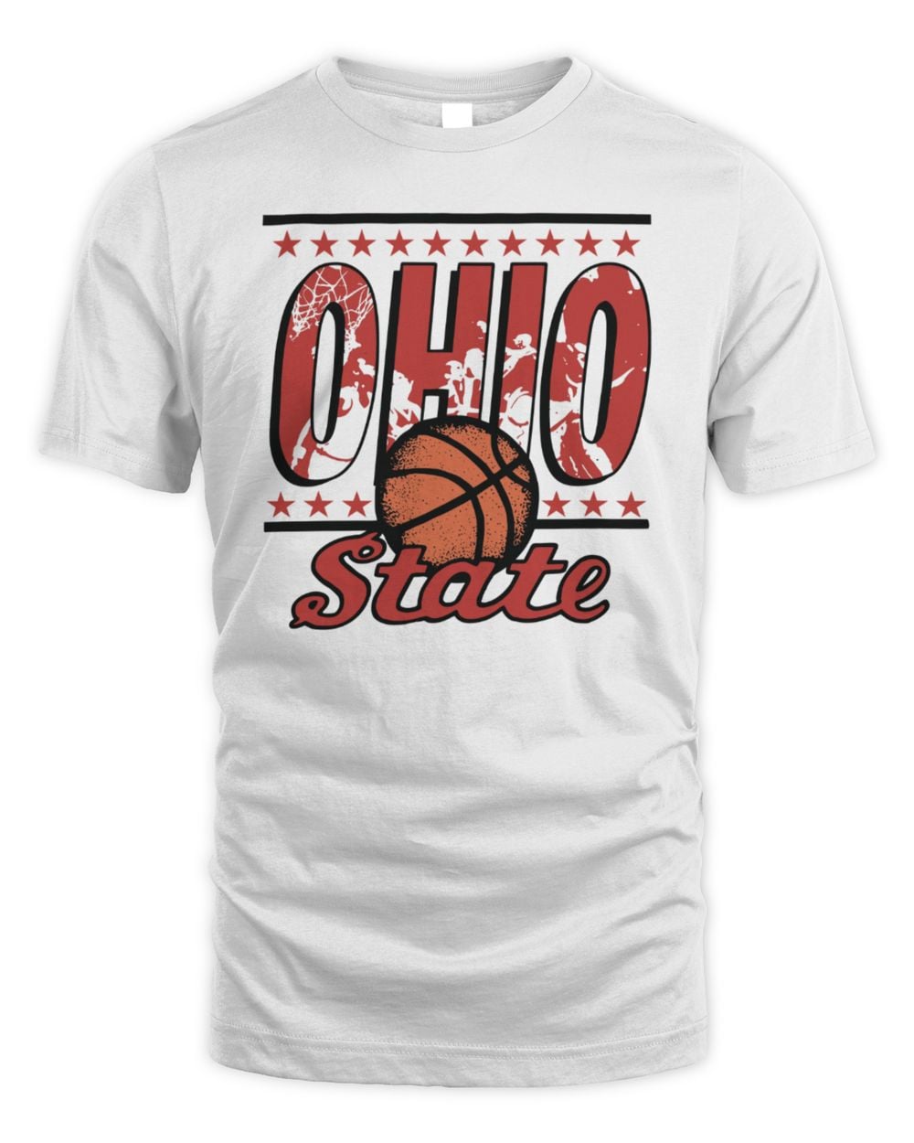 Ohio State Buckeyes Basketball Homage Court T-Shirt