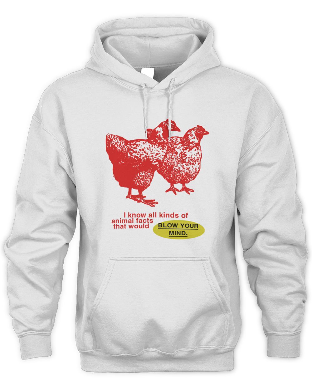 Devon's Shop Animal Facts White Hoodie