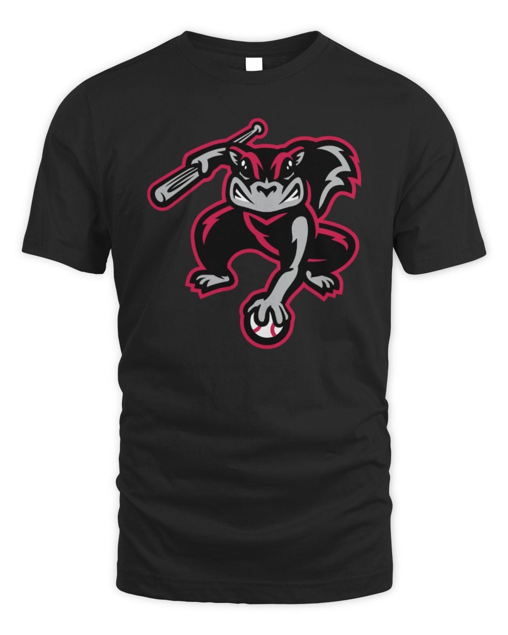 Richmond Flying Squirrels BP Cap Logo T-Shirt Black