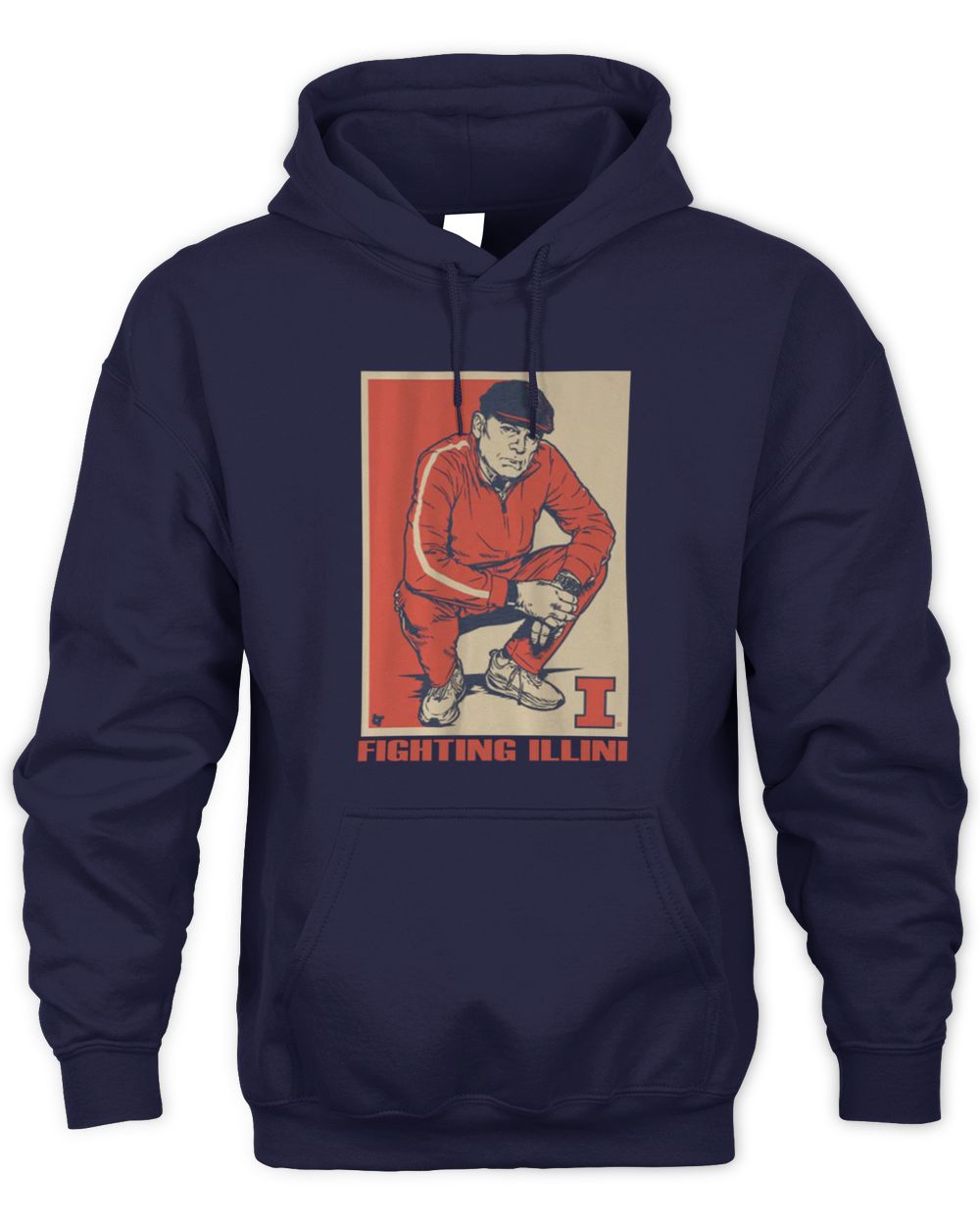 Illinois Basketball Track Suit Coach Underwood Hoodie Sweatshirt
