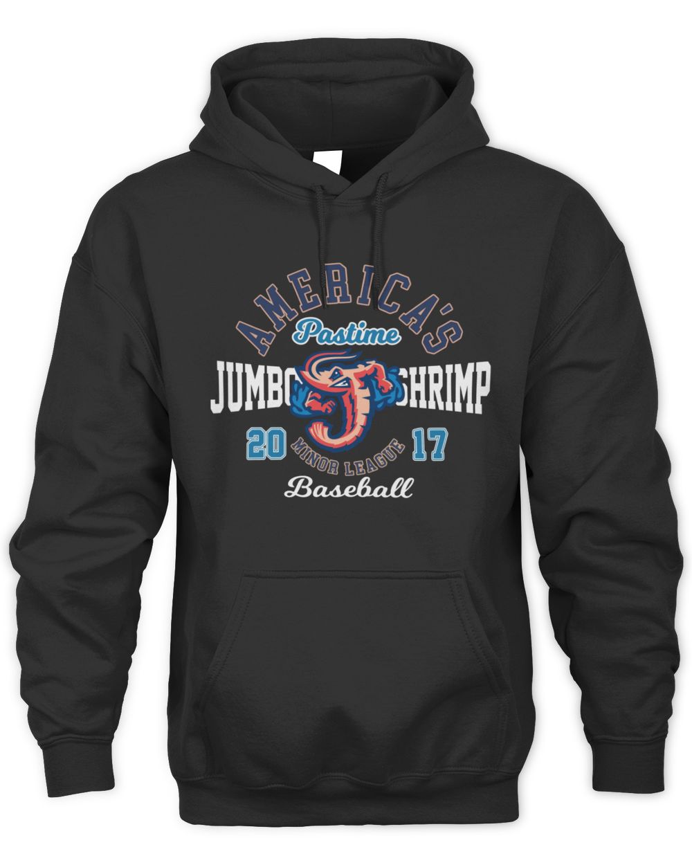 Jacksonville Jumbo Shrimp GoTeez Pasttime Hoodie Red
