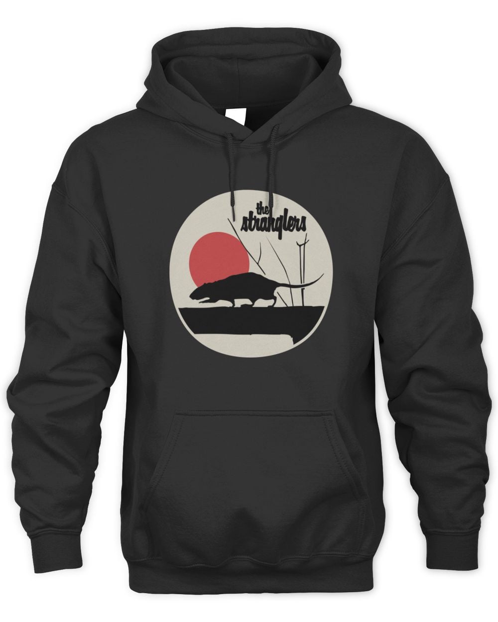 Stranglers Rattus Of The Rising Sun Black Hoodie Sweatshirt
