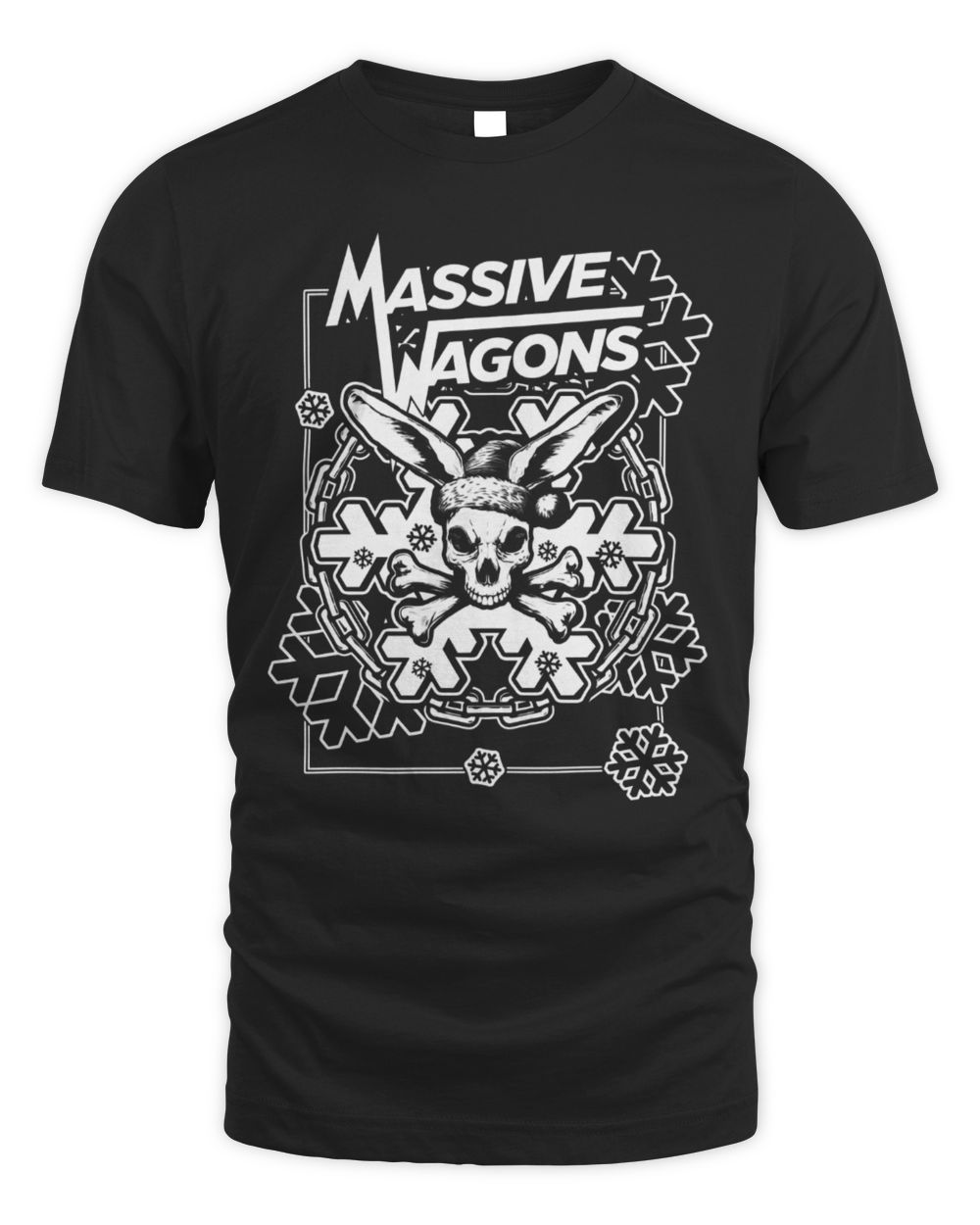 Massive Wagons Buck Bunny Christmas T-Shirt