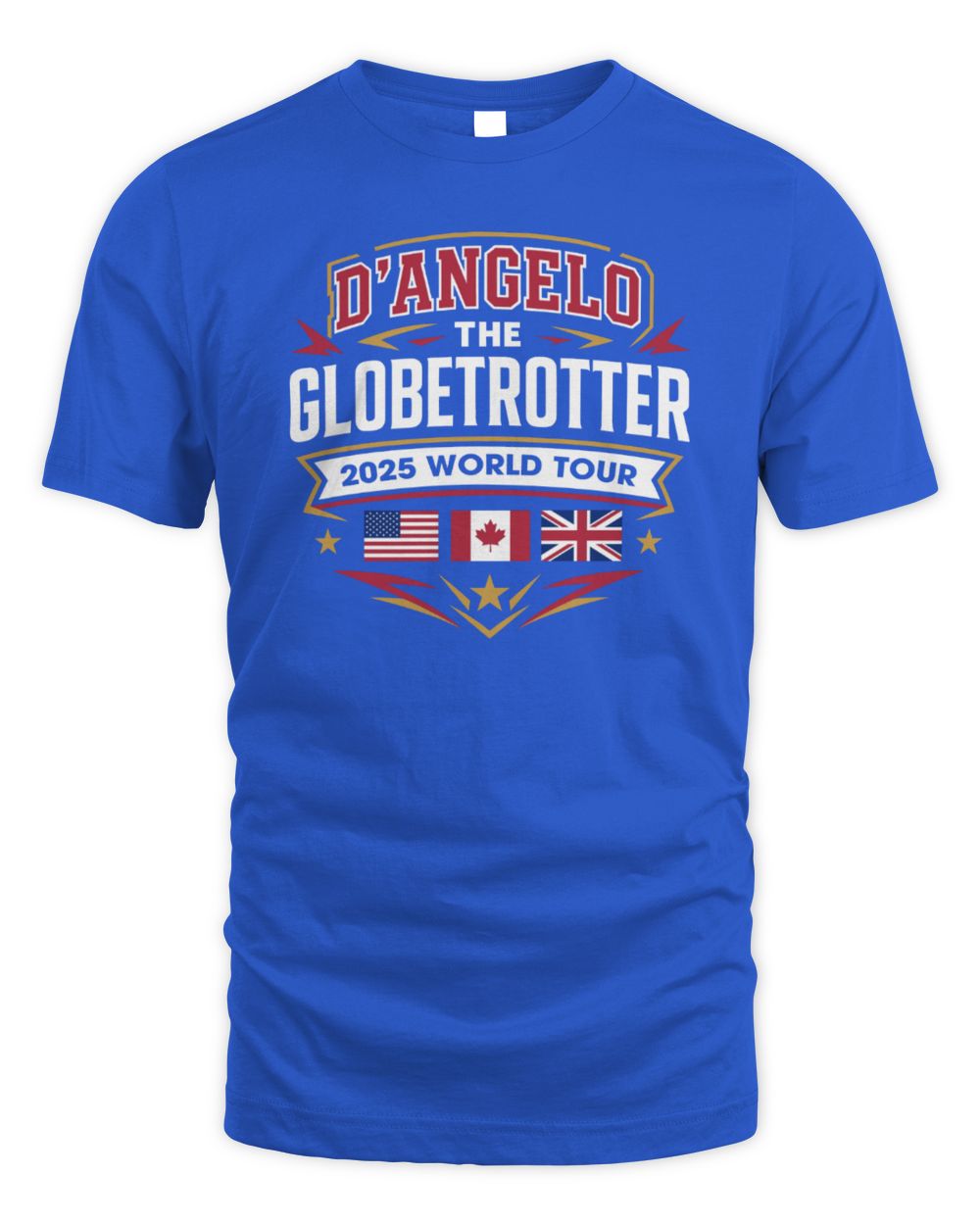 Pro Wrestling Tees Globetrotter Royal T-Shirt