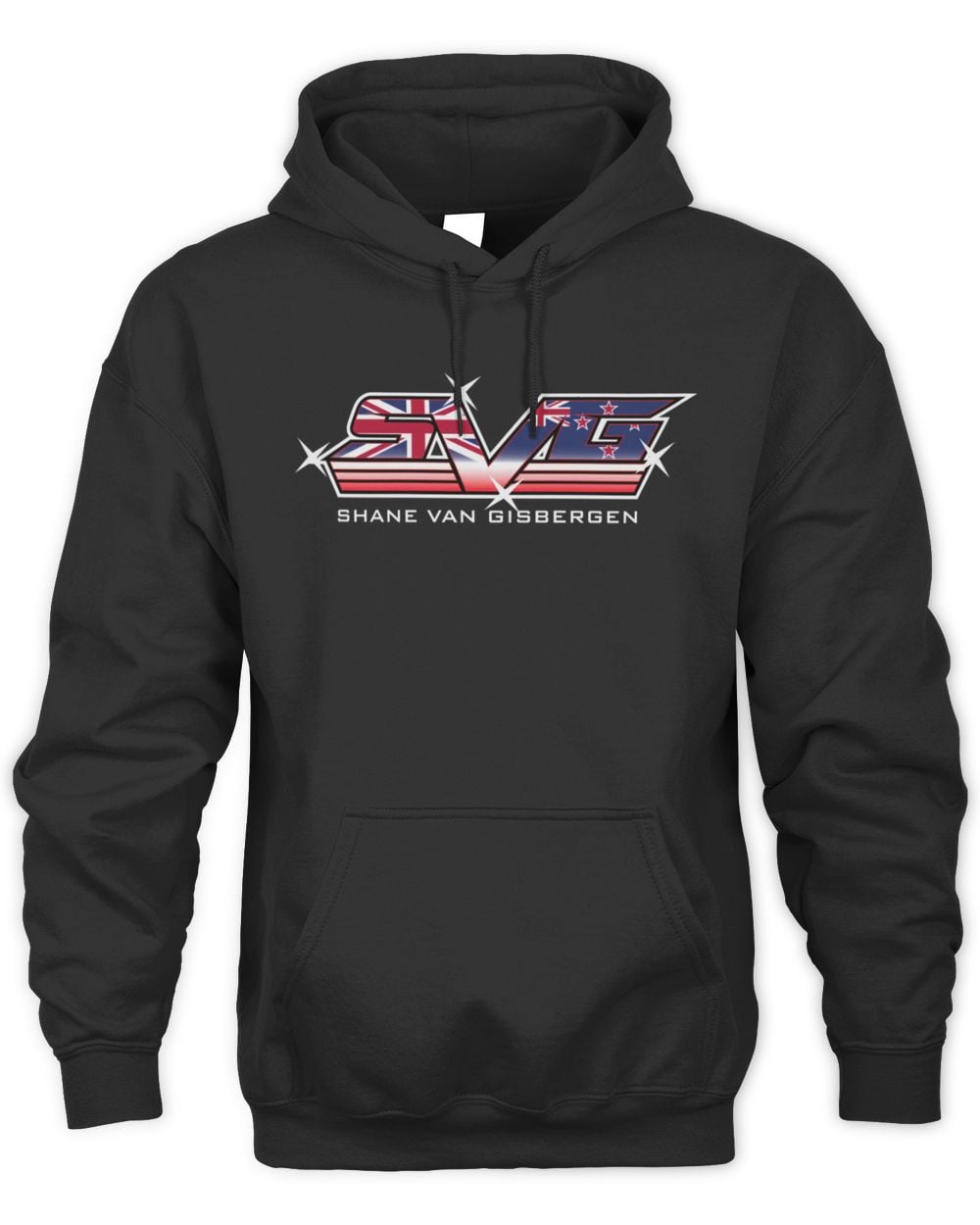 SVG New Zealand Flag Logo Hoodie