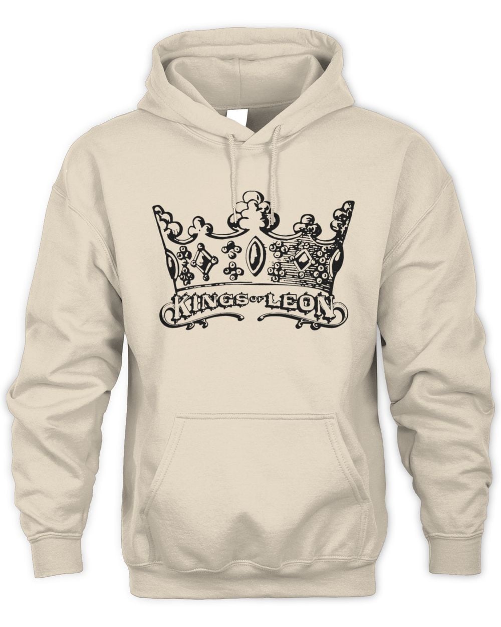 Kings Of Leon Merch Crown Hoodie Sweatshirt