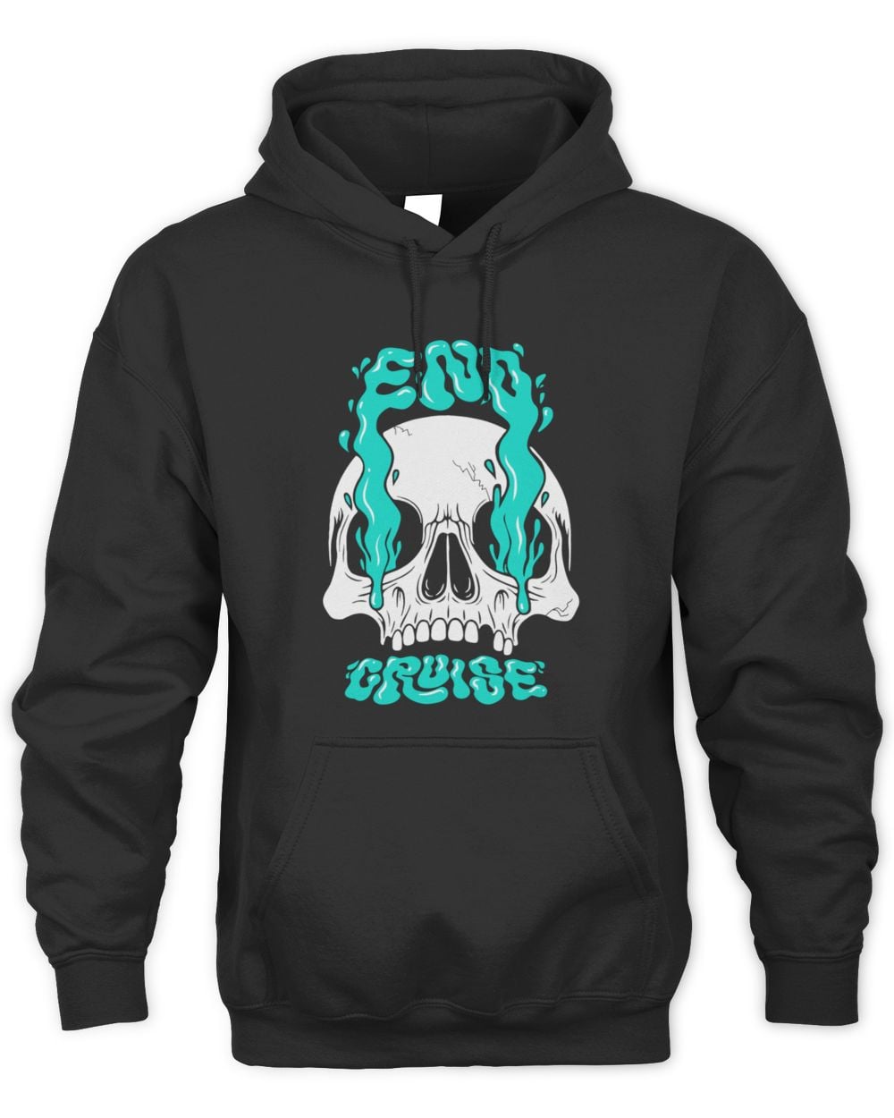 Emo's Not Dead Weepy Skull Hoodie Sweatshirt