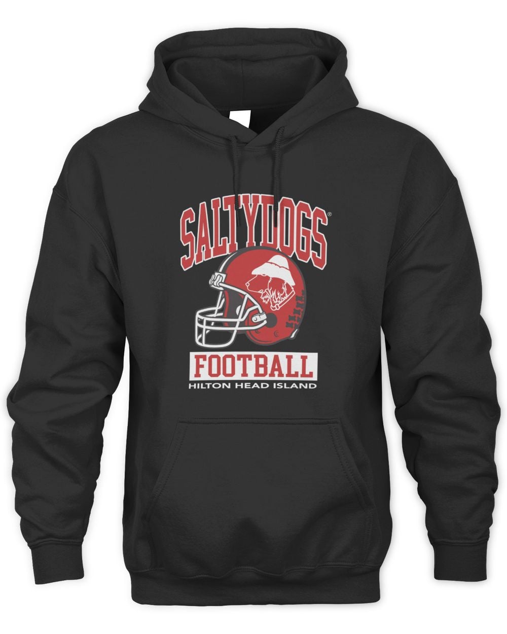 Salty Dogs Football Hilton Head Island Hoodie Sweatshirt