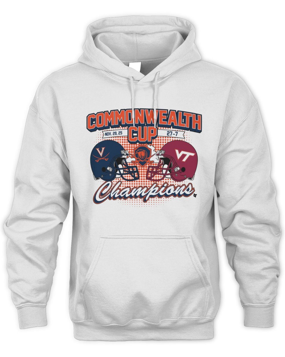 Commonwealth Cup Winner 2025 Virginia Cavaliers Football Hoodie