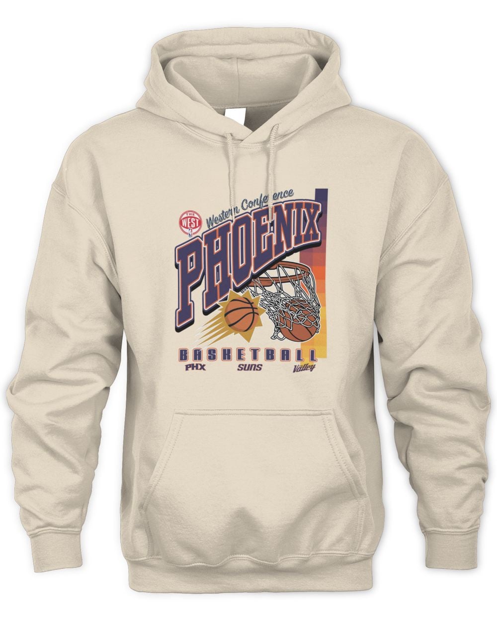 Phoenix Suns 2025 City Edition Stone Hoodie Sweatshirt