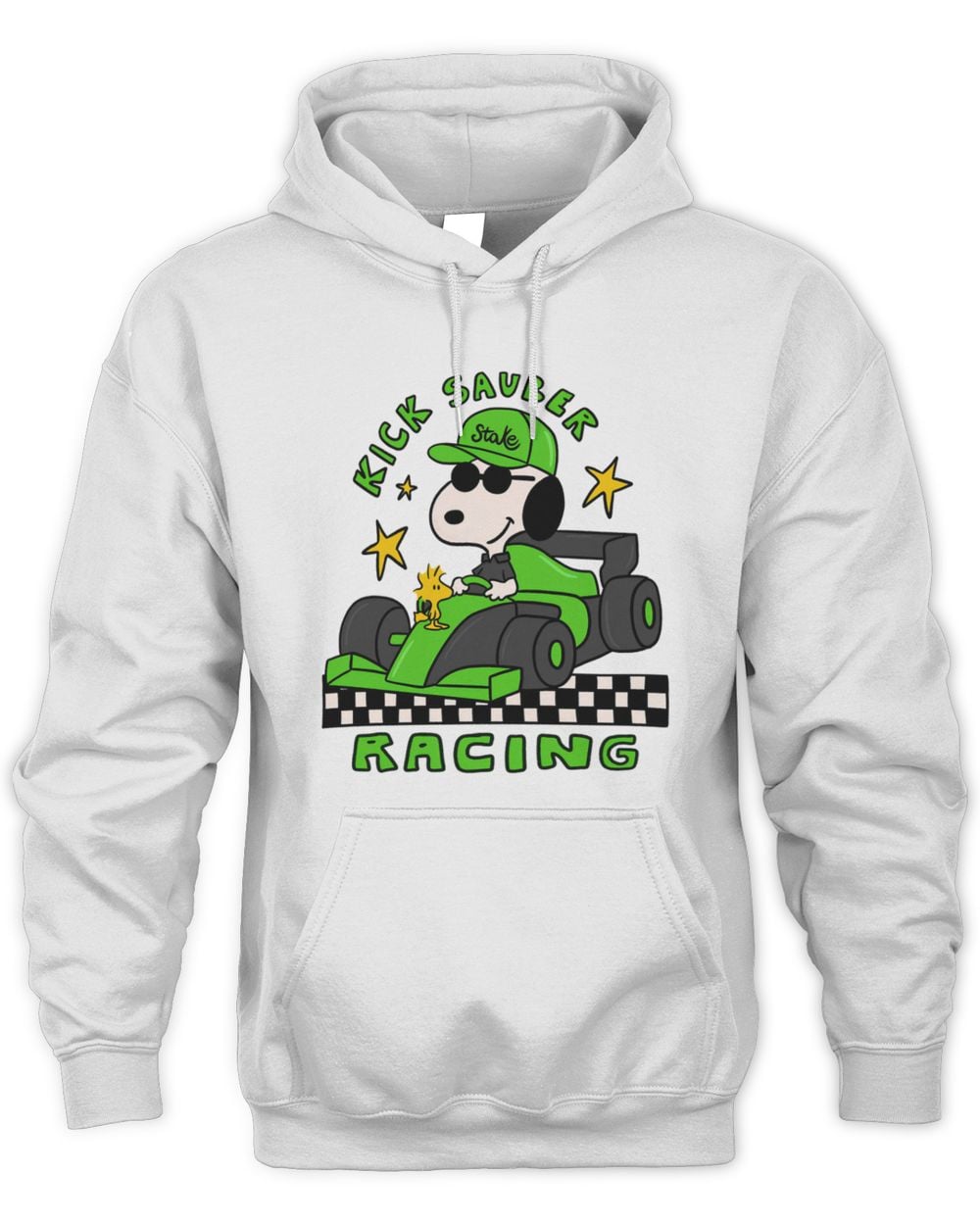 Official F1 Snoopy Kick Sauber Racing Hoodie Sweatshirt