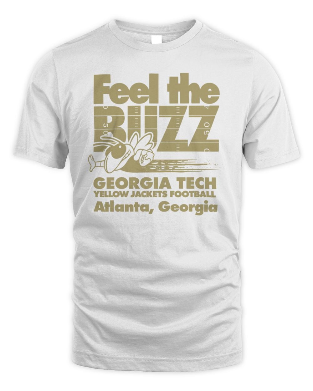 Georgia Tech Feel The Buzz Football Tee
