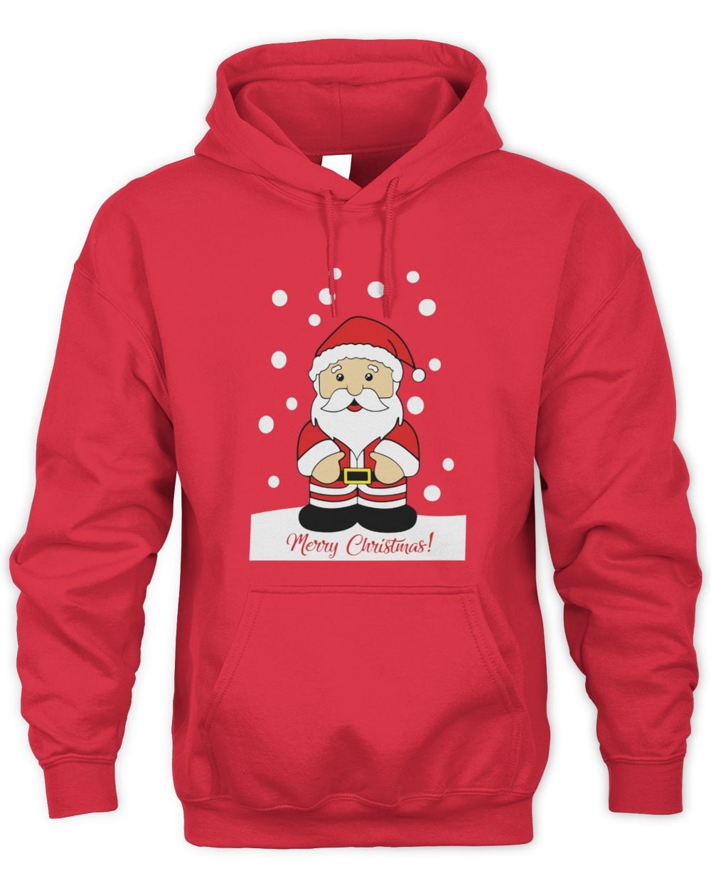Santa Claus Family Red Christmas Hoodie Sweatshirt