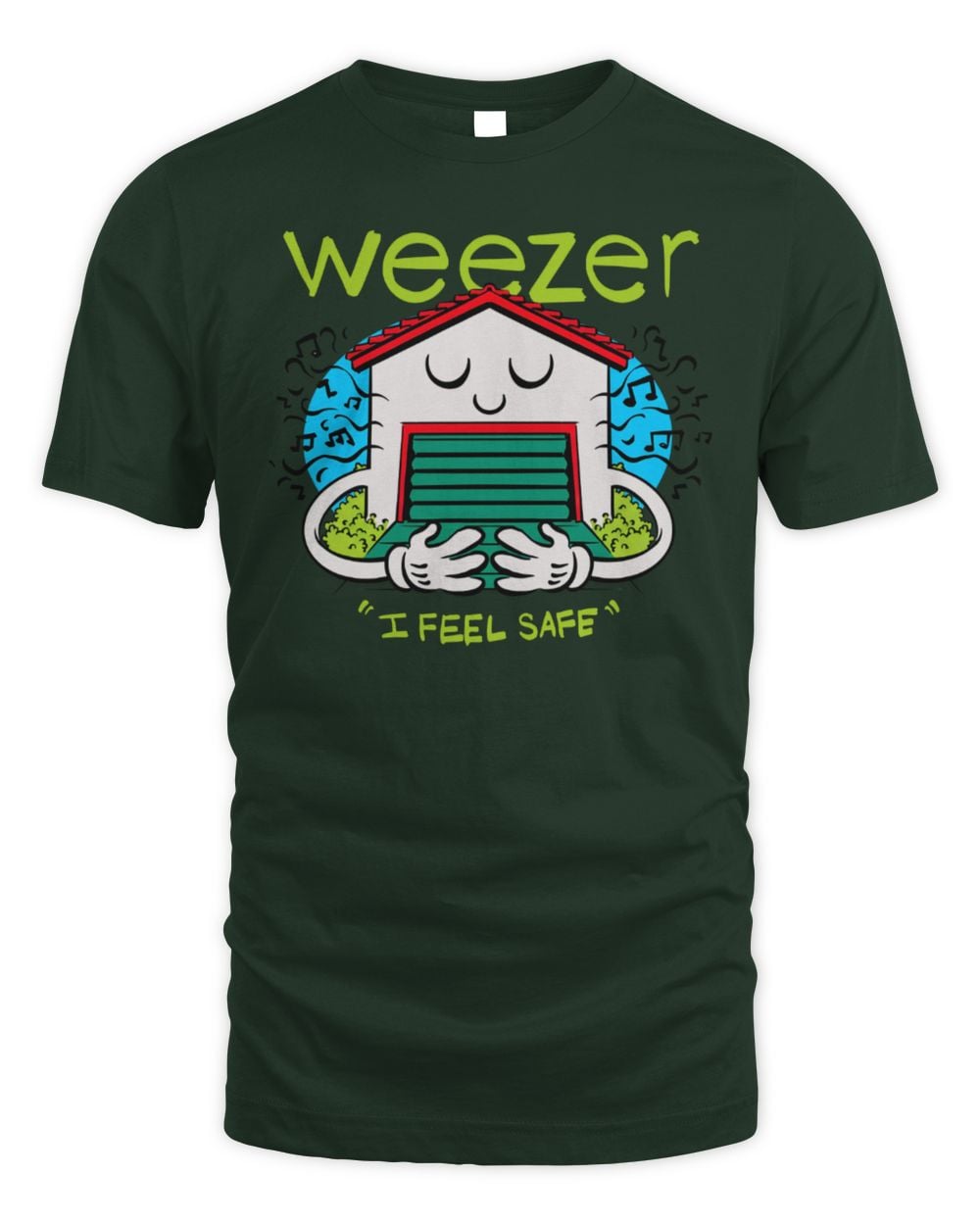 Weezer Merch Garage I Feel Safe Tee