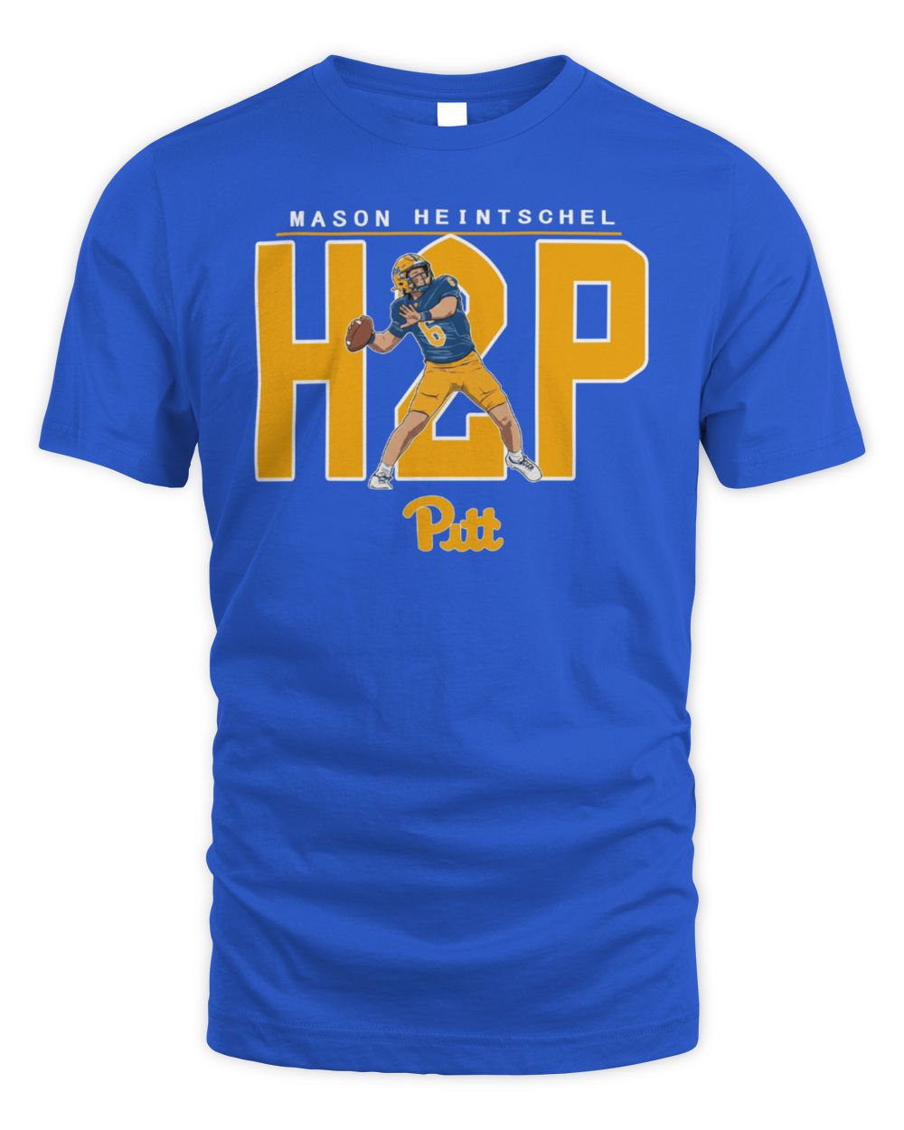 Pittsburgh Panthers Football Mason Heintschel H2P T-Shirt