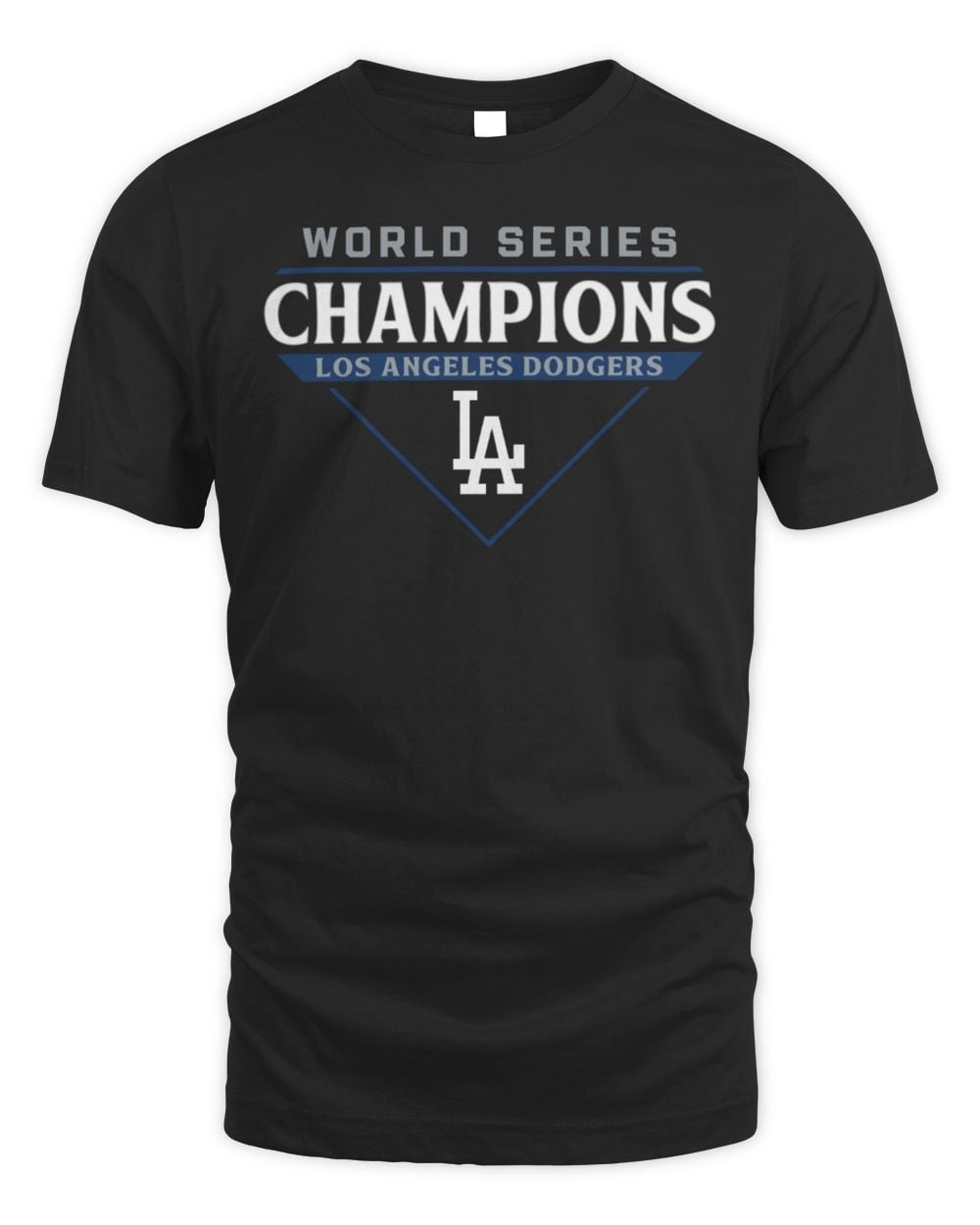 Men's Black Los Angeles Dodgers 2025 World Series Champions Shut Out T-Shirt