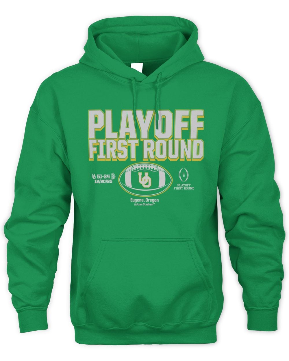 Oregon Ducks 2025 CFP First Round Winner Hoodie Sweatshirt