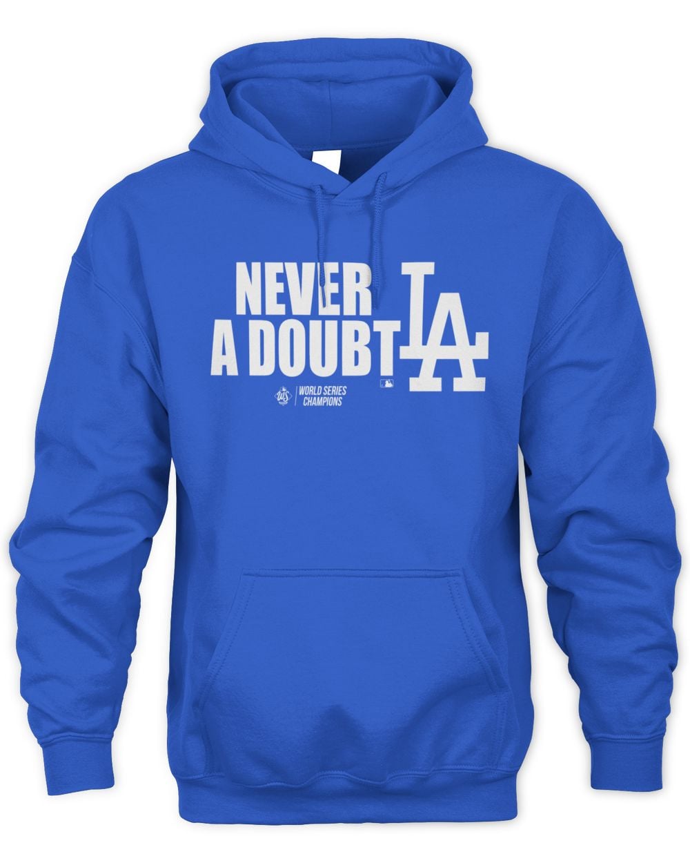 Men's Royal Los Angeles Dodgers 2025 World Series Champions Batting Cleanup Hoodie Sweatshirt