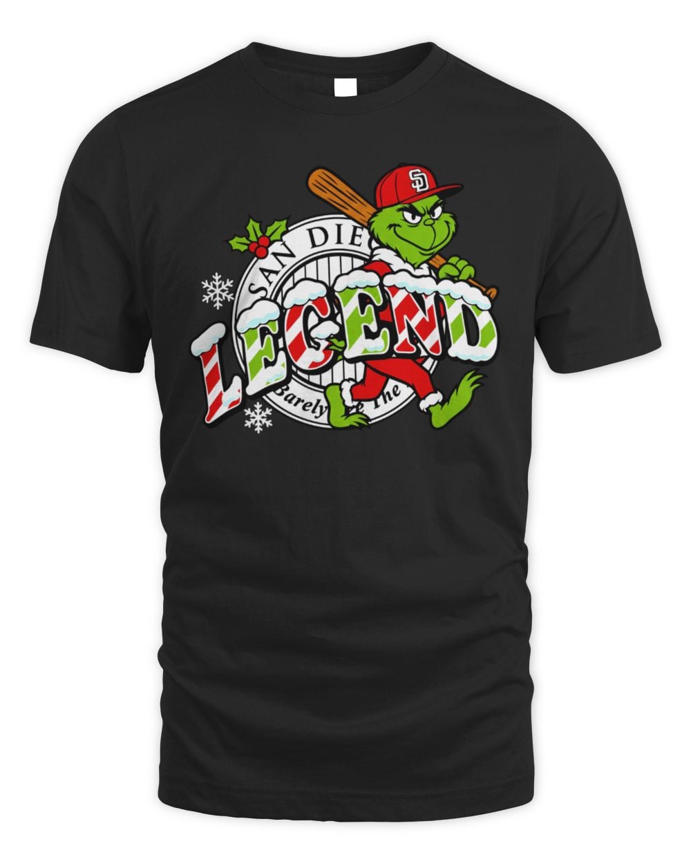 Best San Diego Padres Legend Grinch Christmas Shirt