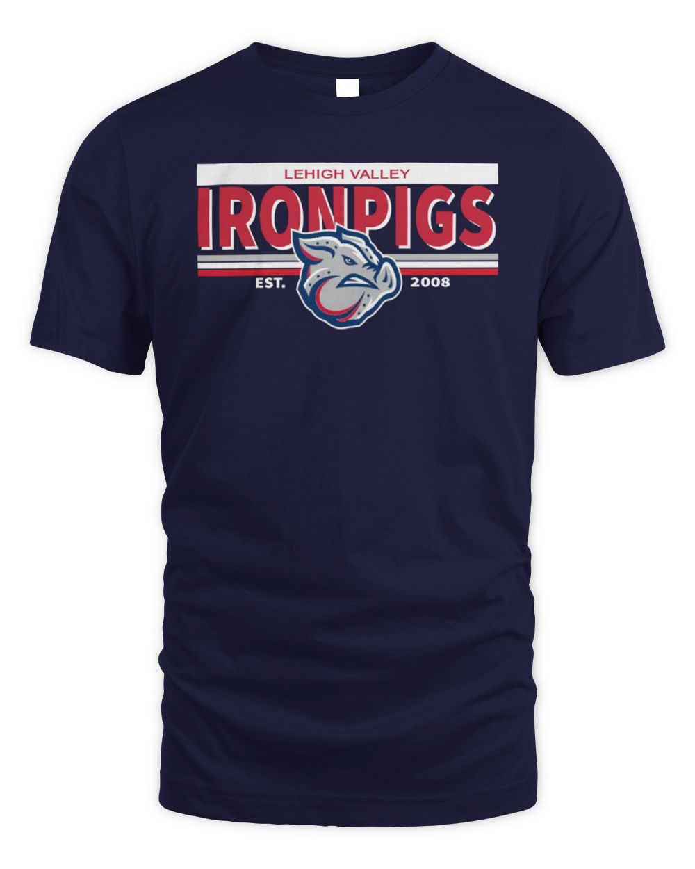 Lehigh Valley IronPigs Tri Color Stripes Tshirts